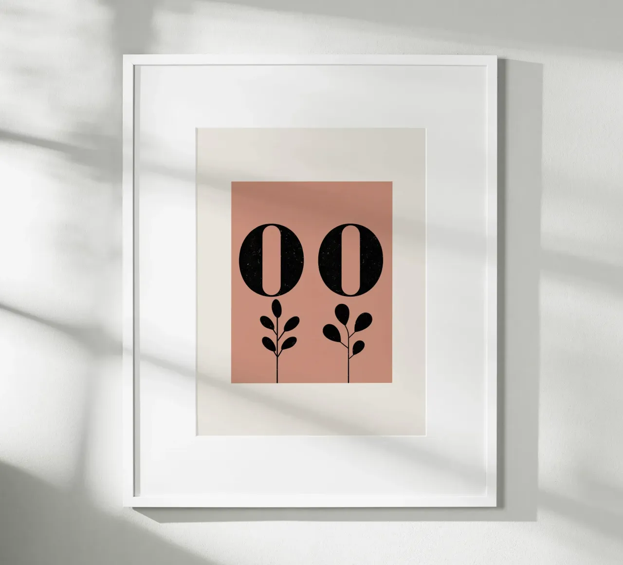 Zero Zero (Apricot) Poster von treechild