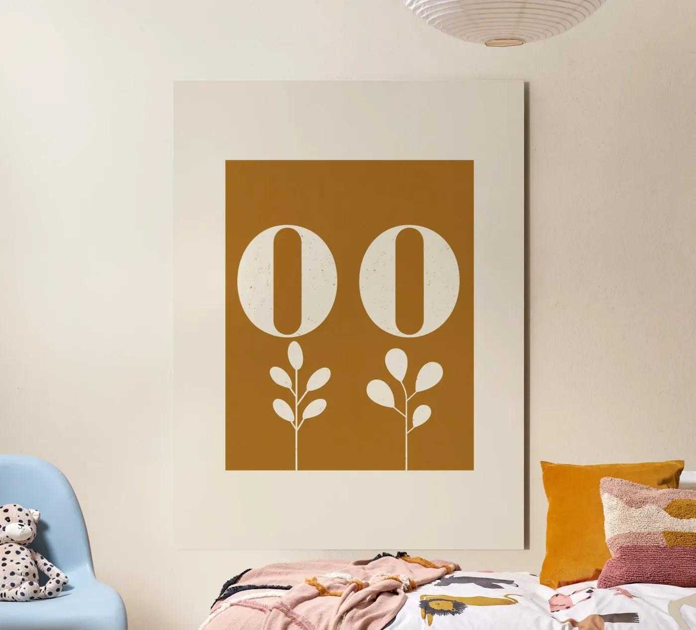 Zero Zero (Ochre) alluminio dibond da treechild