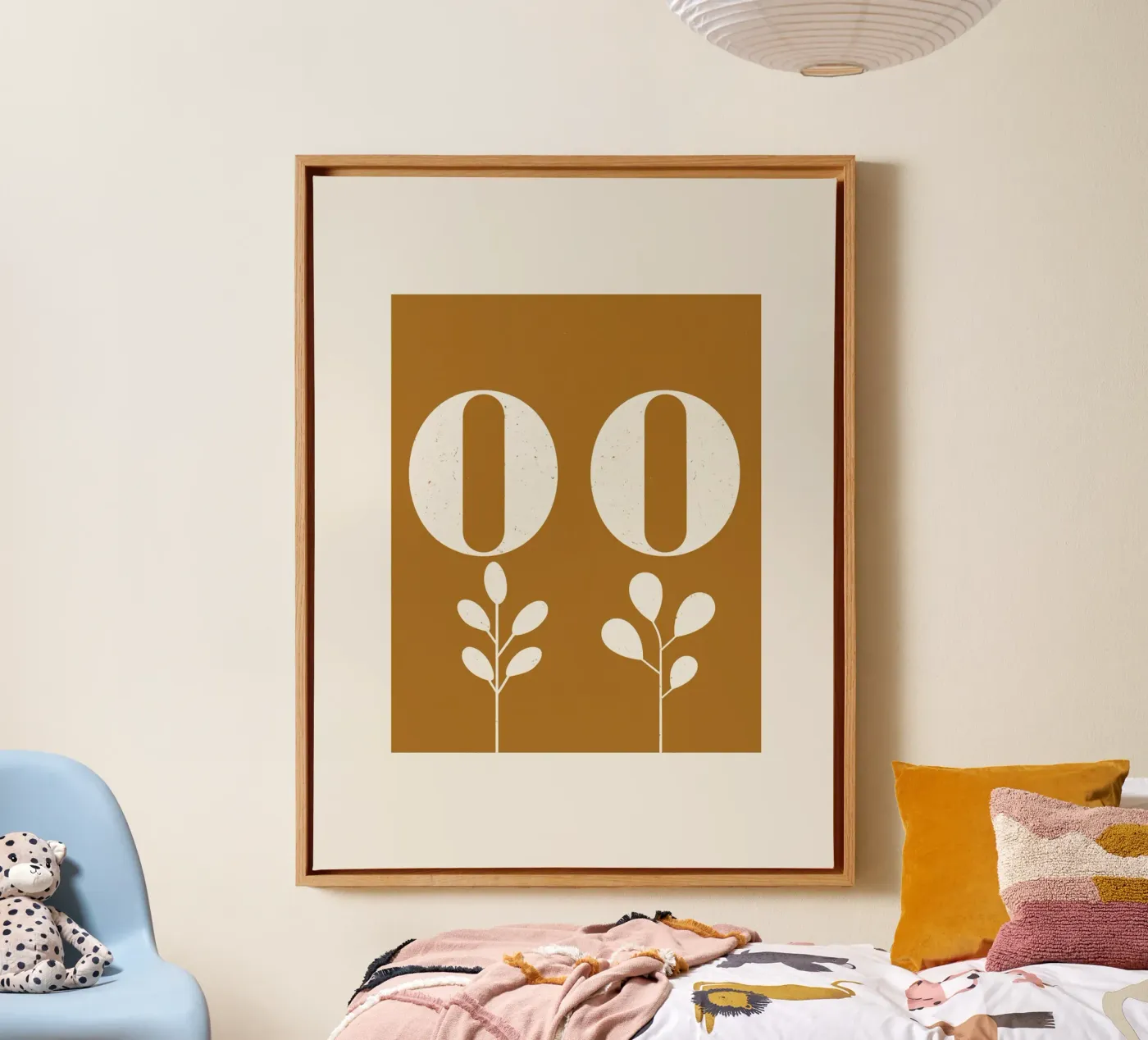 Zero Zero (Ochre) canvas by treechild