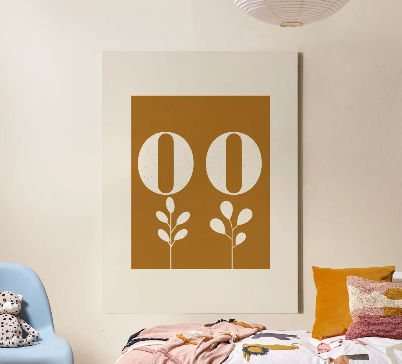Zero Zero (Ochre) canvas by treechild