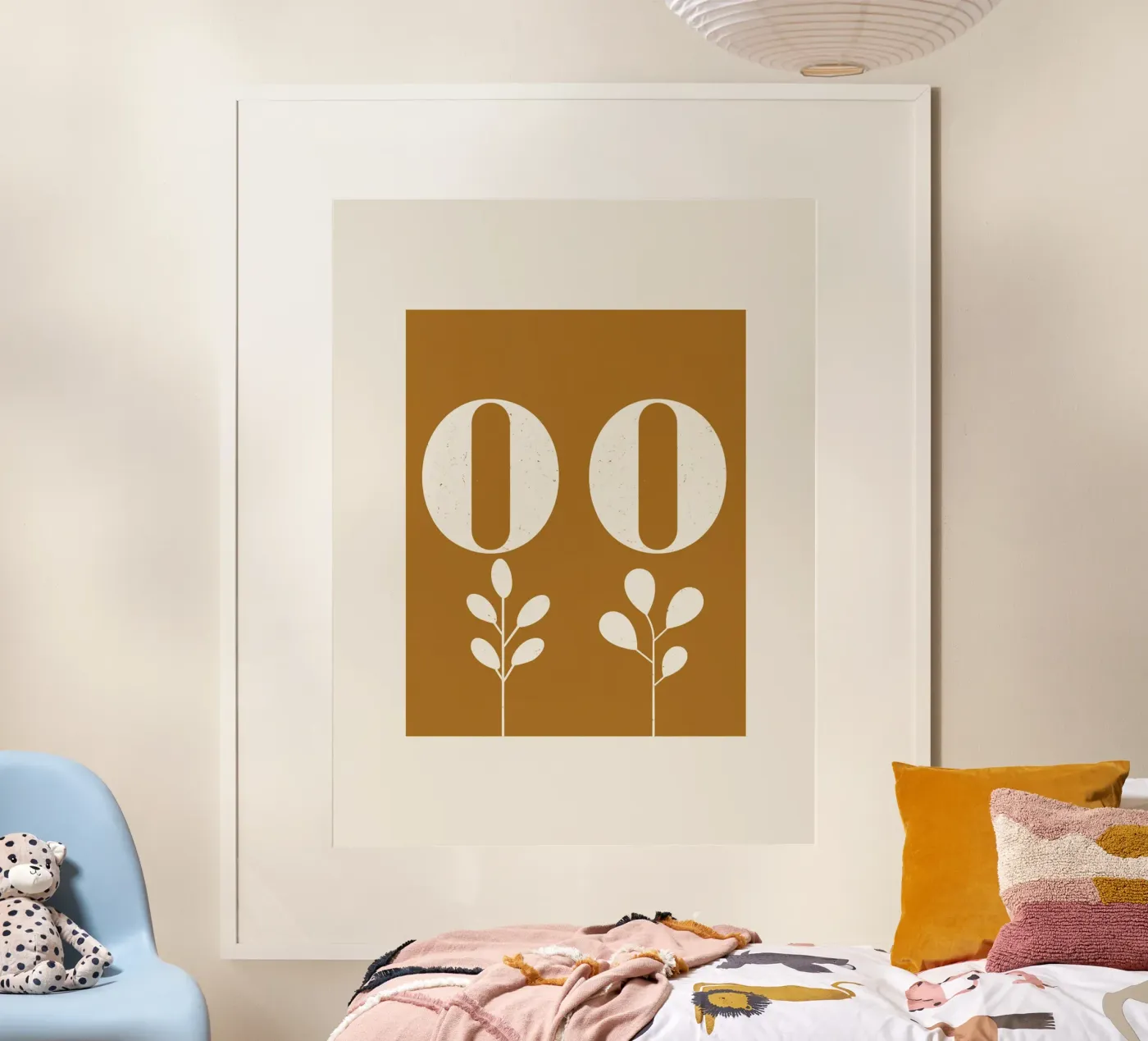 Zero Zero (Ochre) Poster von treechild