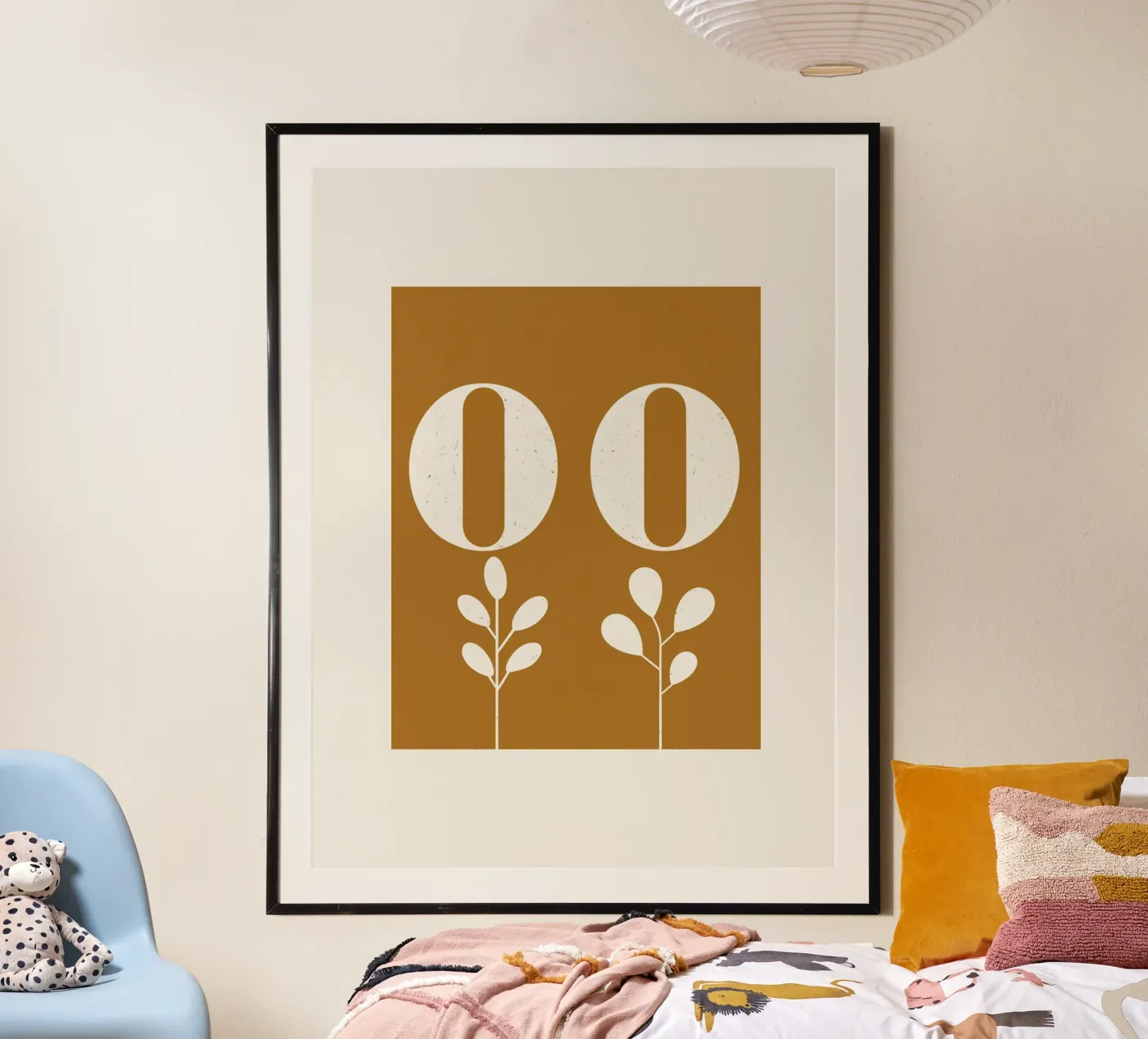 Zero Zero (Ochre) poster de treechild