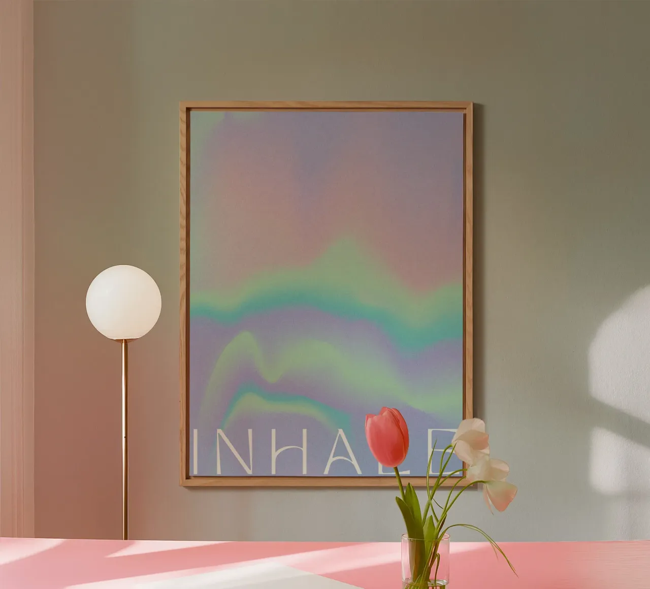 Inhale (Radiant Version) alluminio dibond da treechild