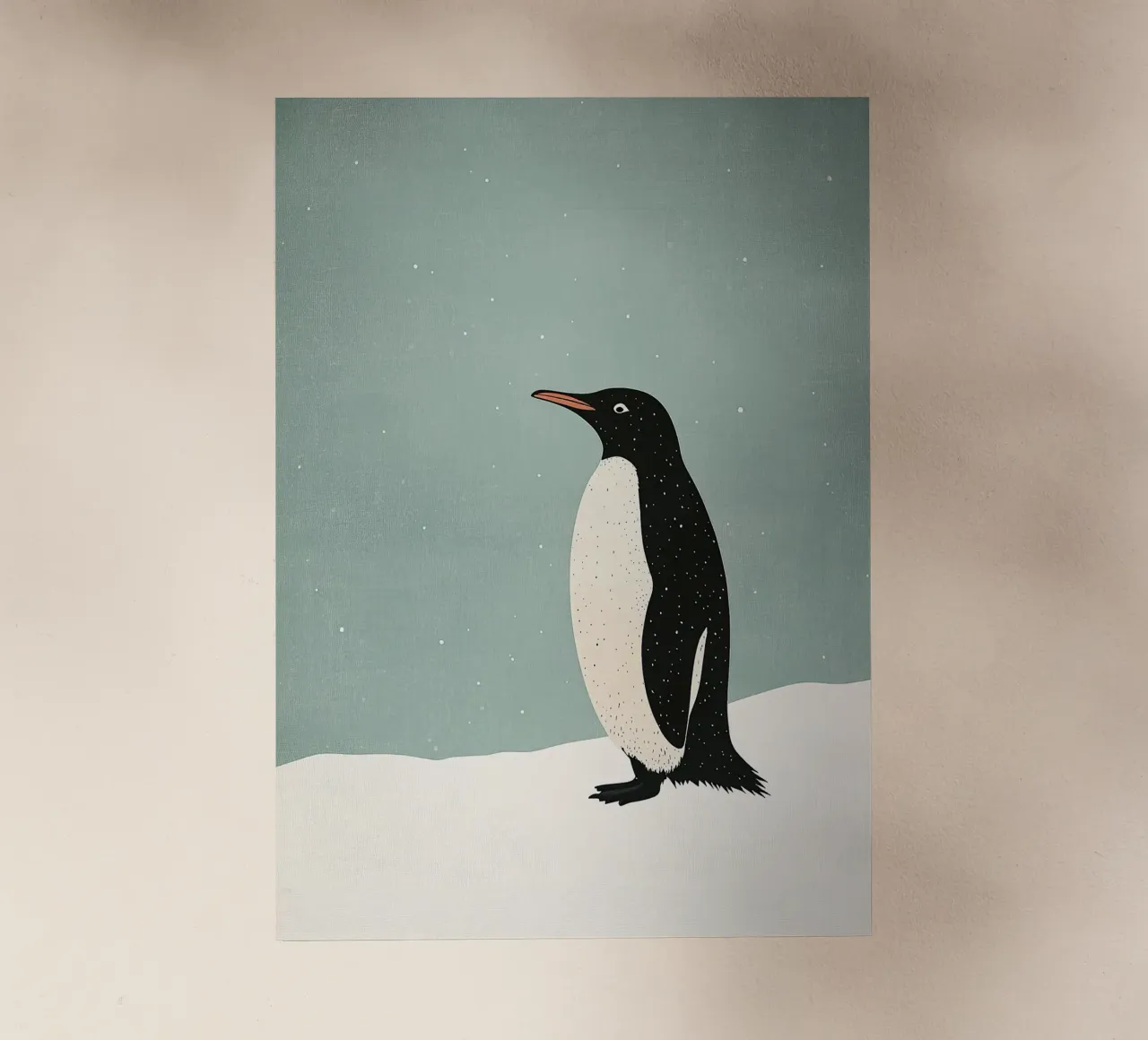 Pinguino pellicola backlit da Nikis Art Studio