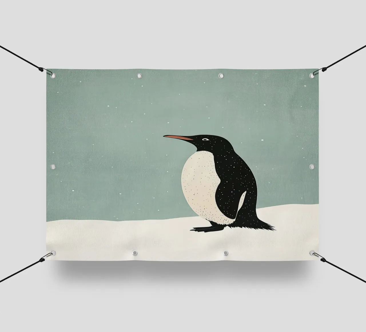 Pinguino telo in pvc da Nikis Art Studio