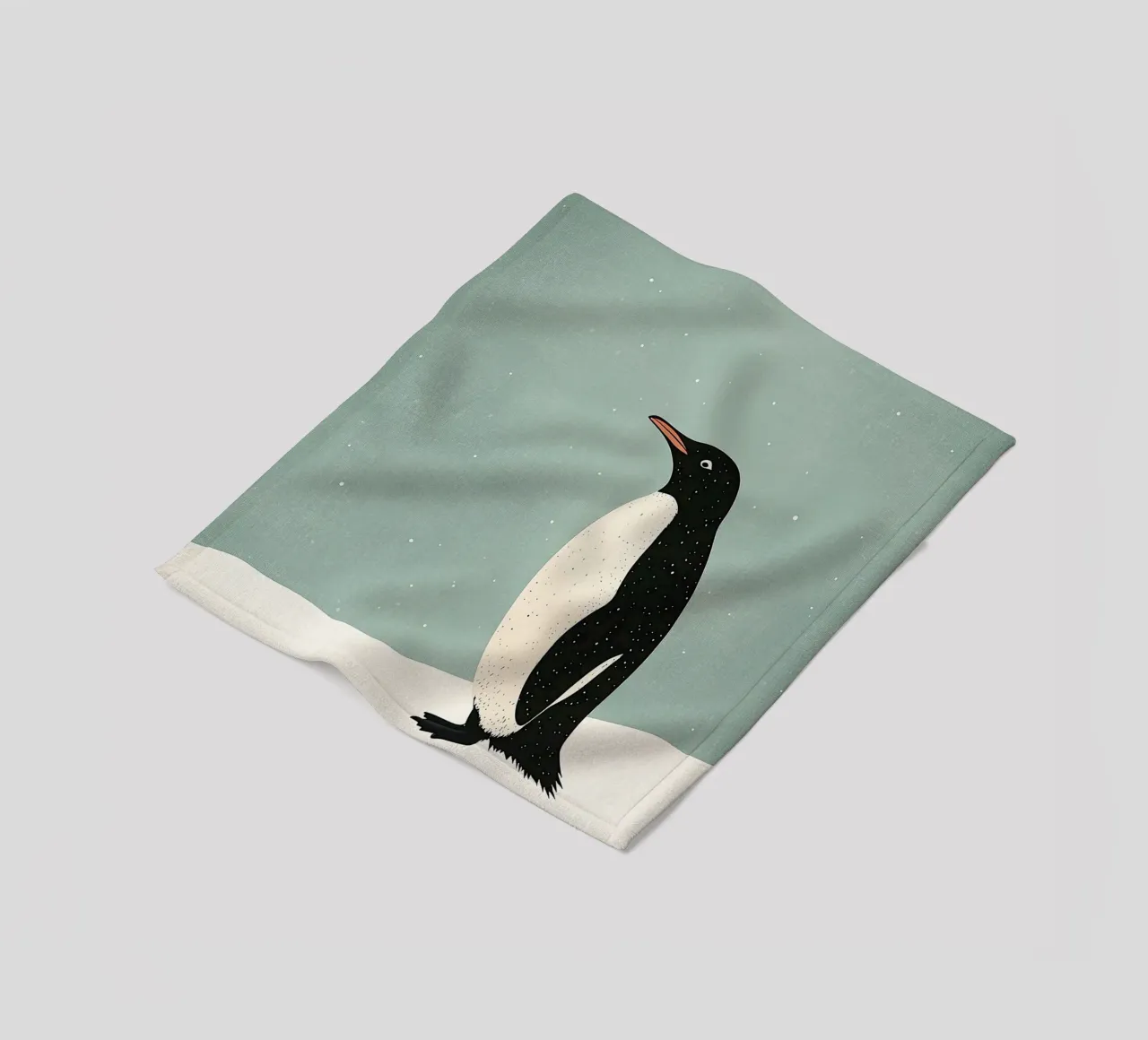 Pinguino coperta in pile da Nikis Art Studio