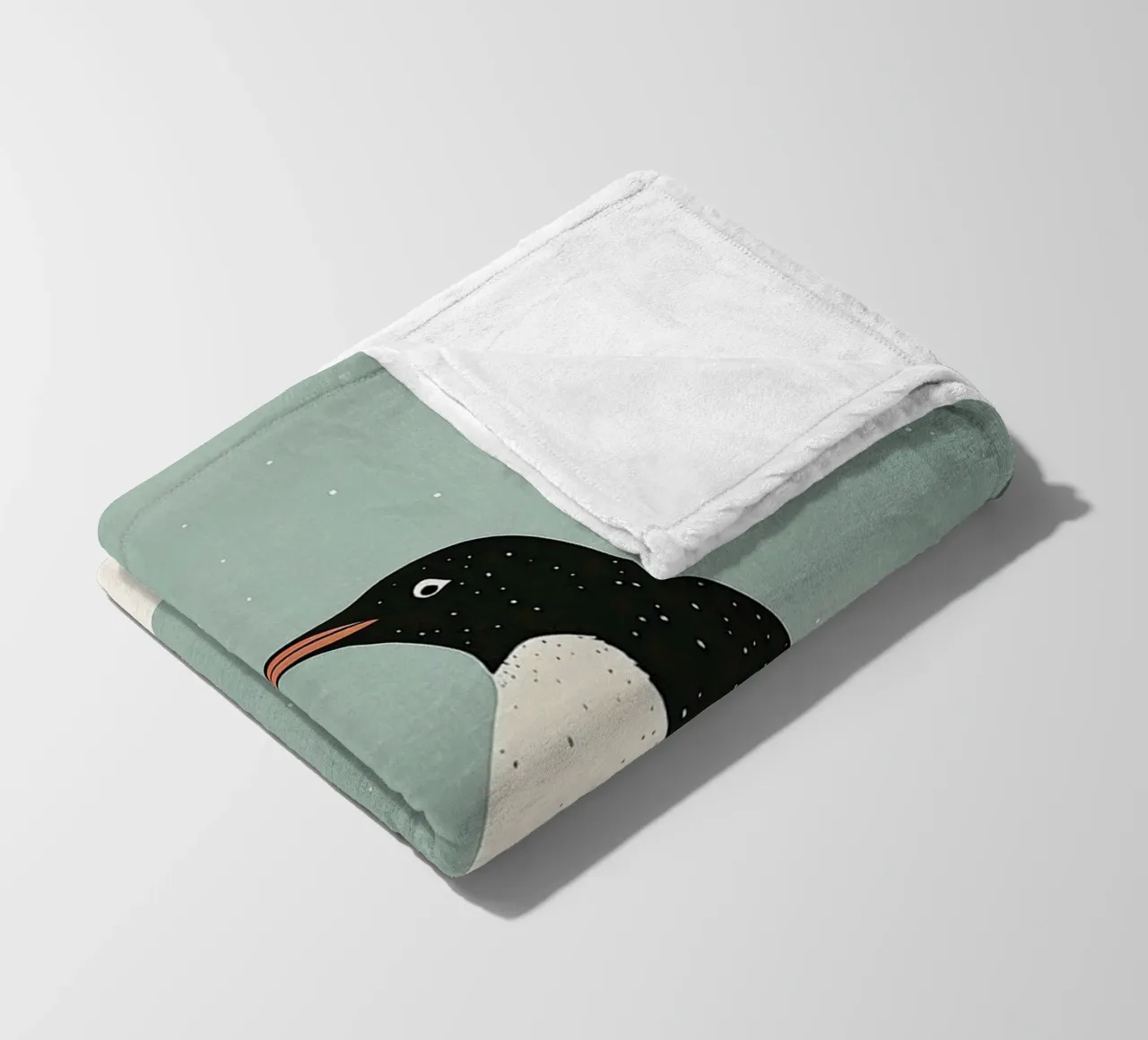 Pinguino coperta in pile da Nikis Art Studio