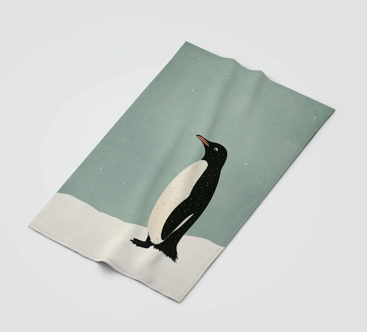 Pinguino coperta in pile da Nikis Art Studio