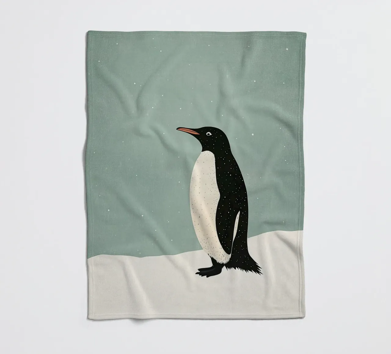 Pinguino coperta in pile da Nikis Art Studio