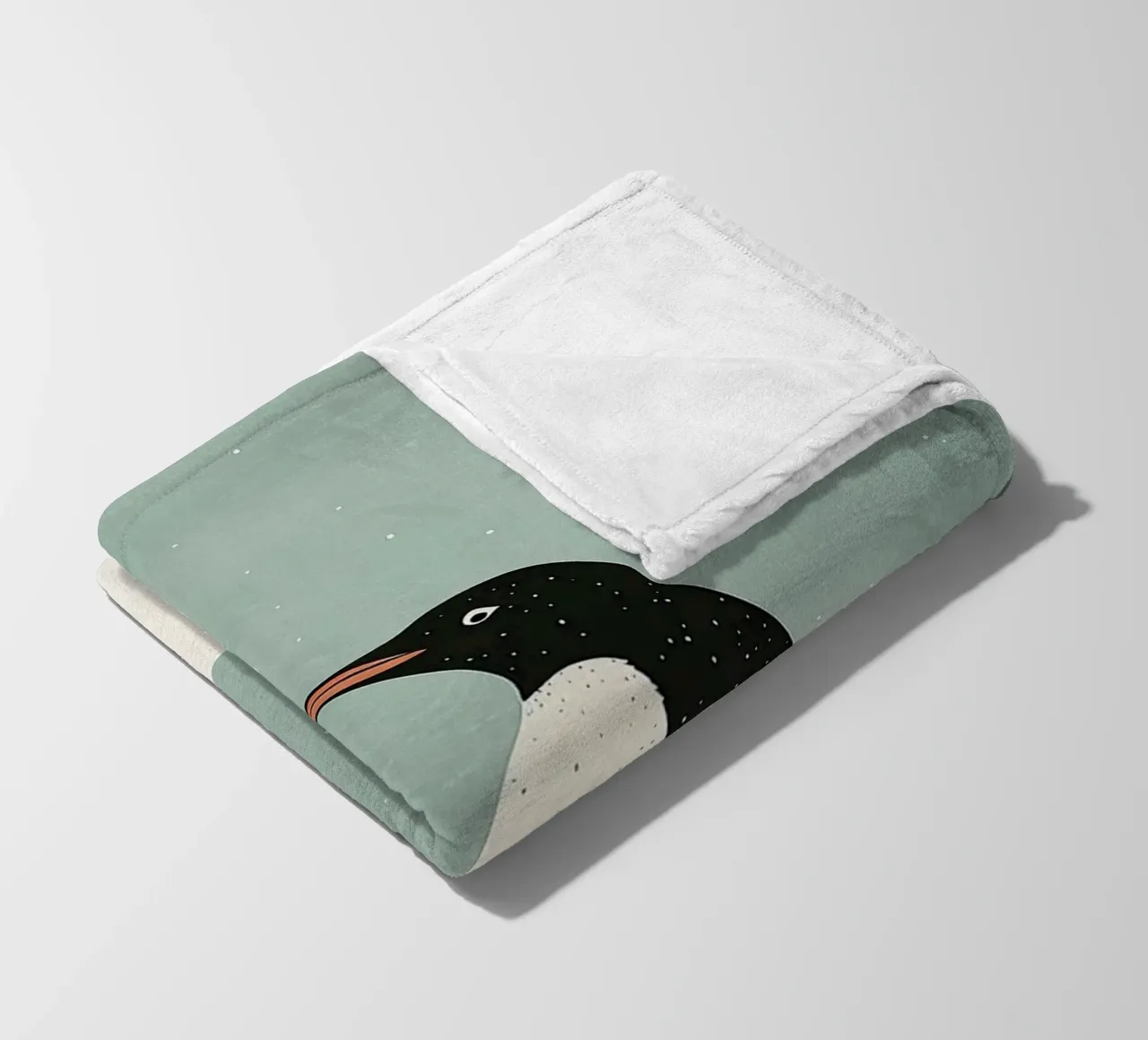 Pinguino coperta in pile da Nikis Art Studio