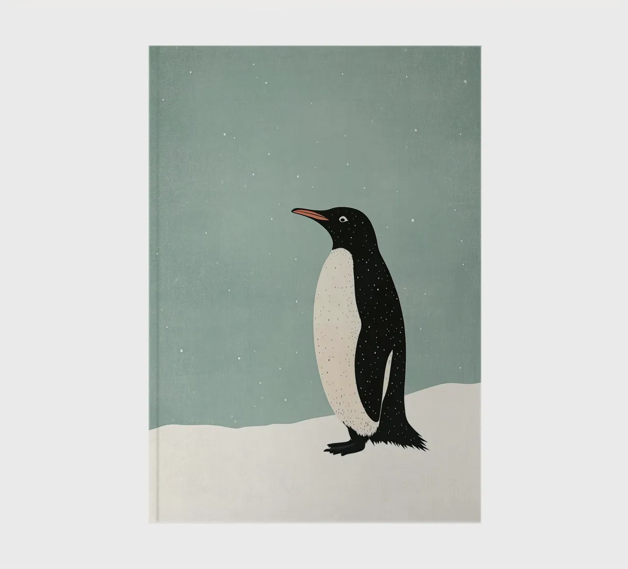 Pinguin notebook by Nikis Art Studio