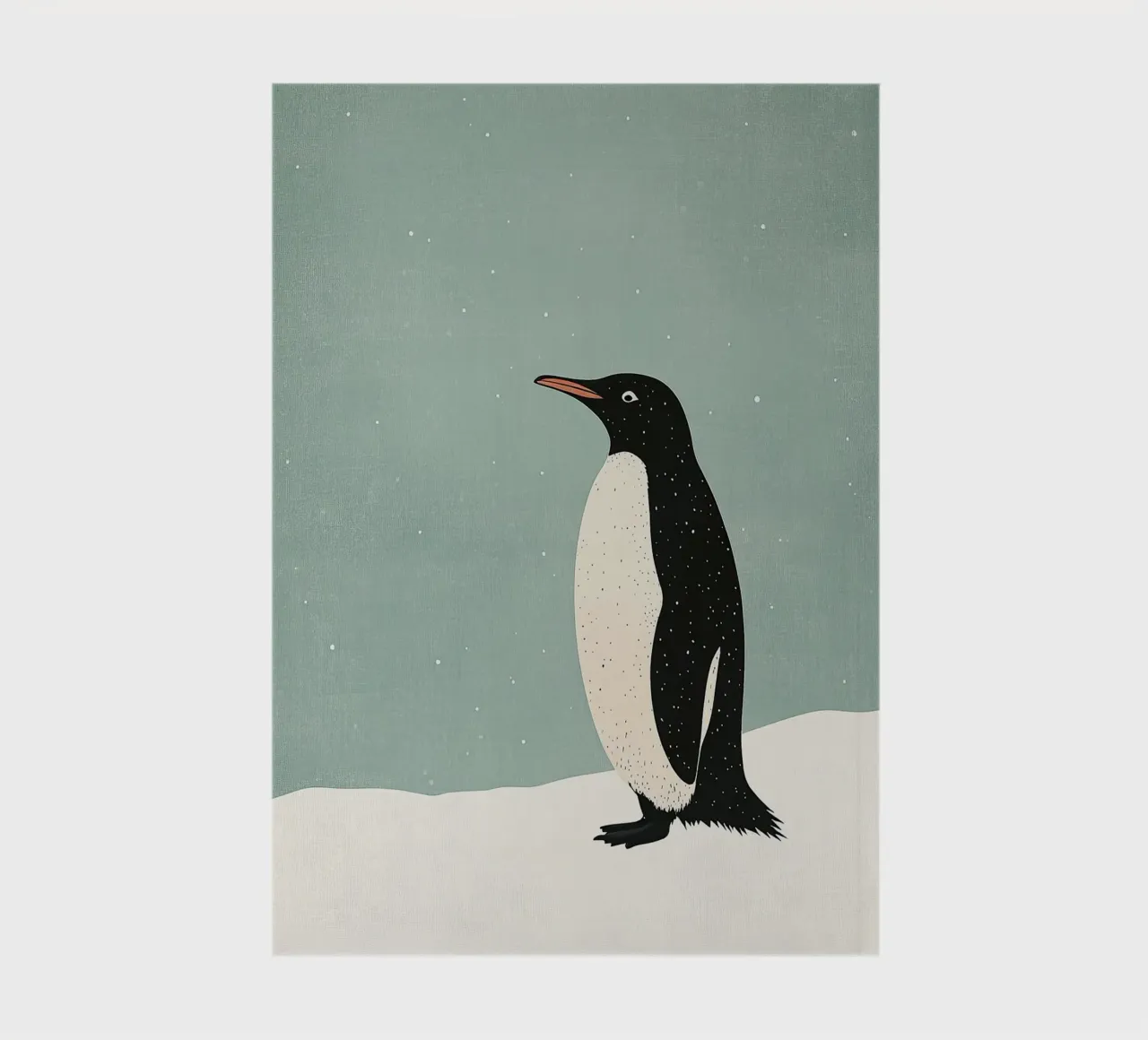 Pinguin notebook by Nikis Art Studio