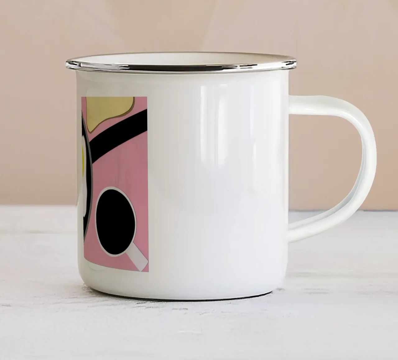 Mr. D'z Breakfast tazza in smalto da Rosi Feist