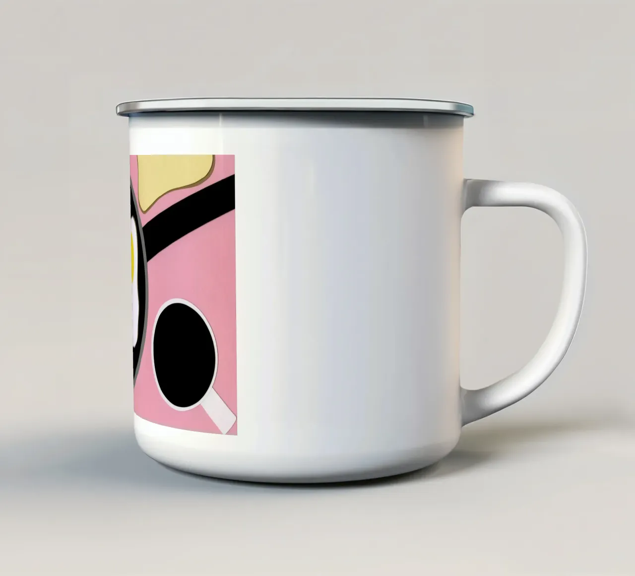 Mr. D'z Breakfast tazza in smalto da Rosi Feist
