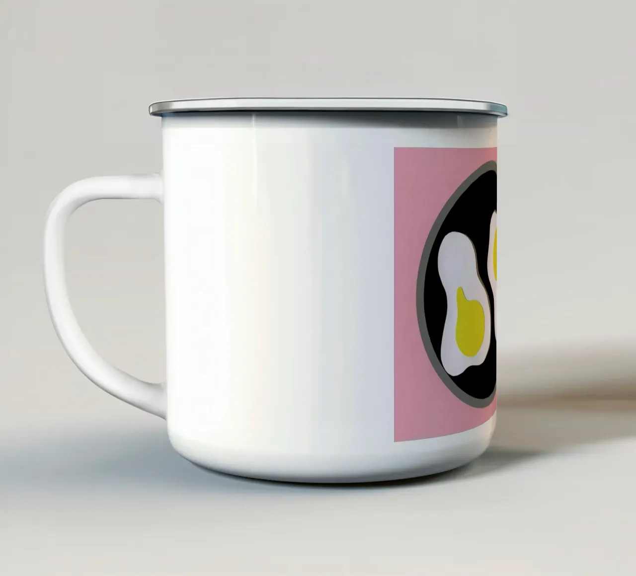 Mr. D'z Breakfast tazza in smalto da Rosi Feist