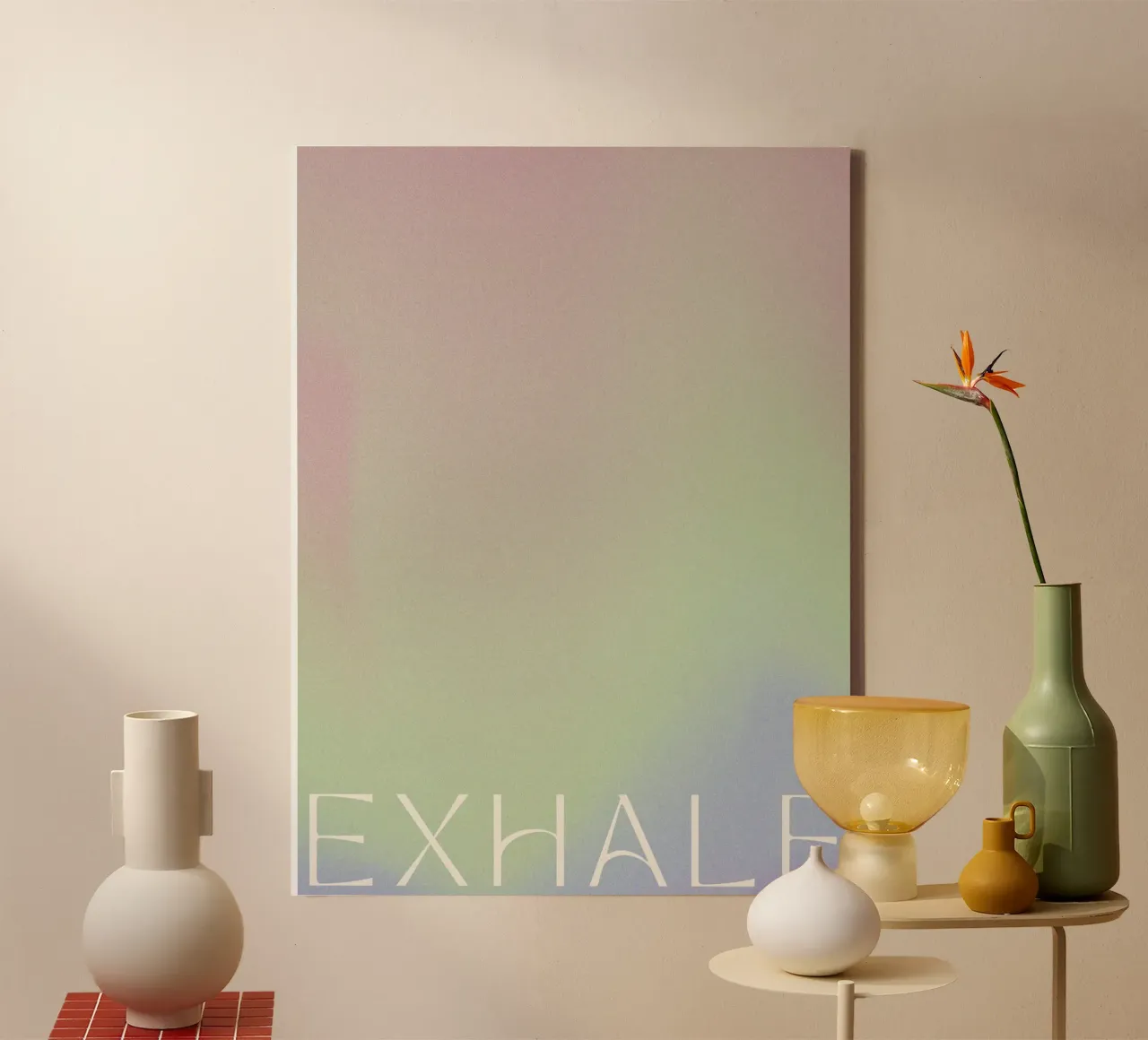 Exhale (Radiant Version) tela con Cornice a cassetta da treechild