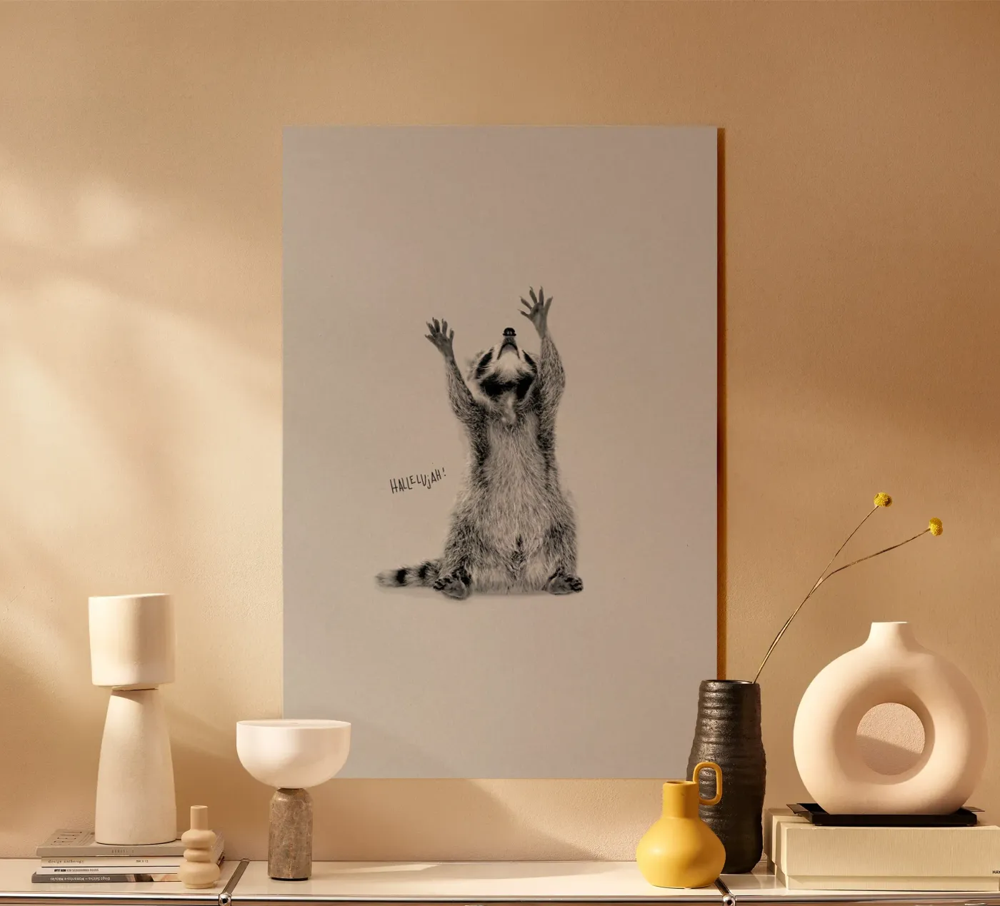 Racoon plexiglass da Doozal