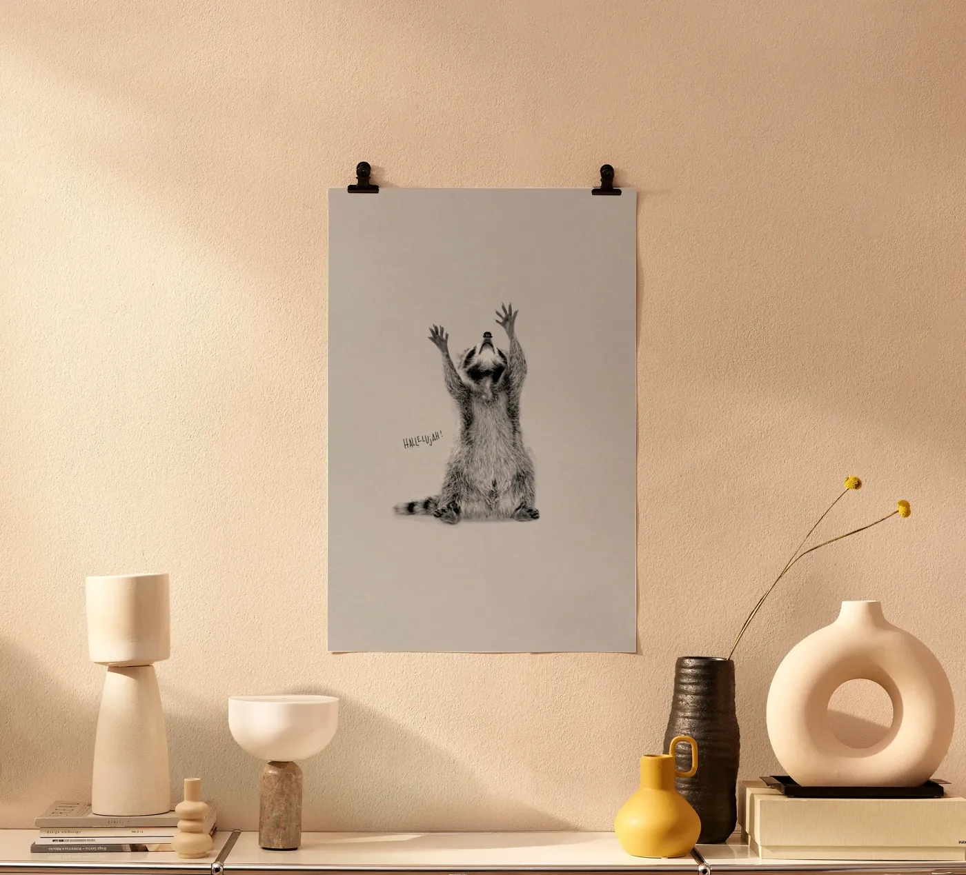 Racoon poster da Doozal