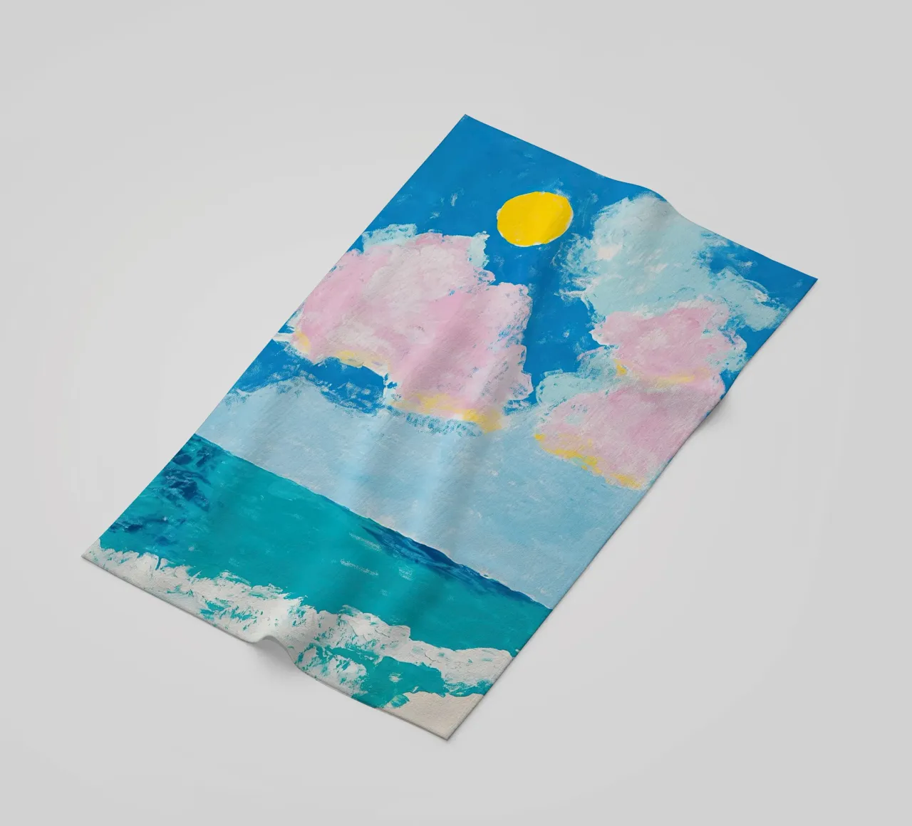 Mare Sole Spiaggia Cielo telo mare da Nikis Art Studio