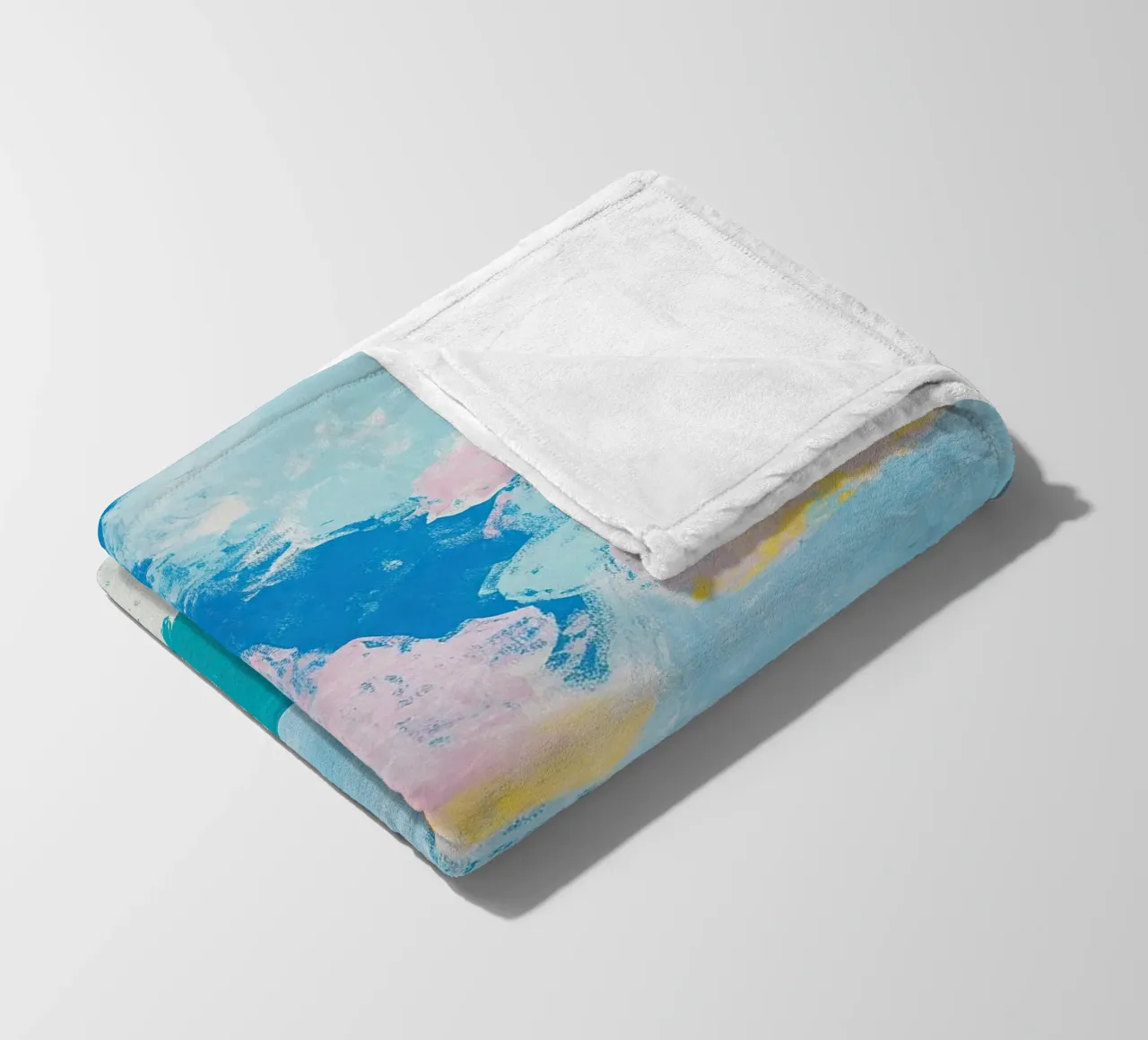 Mare Sole Spiaggia Cielo coperta in pile da Nikis Art Studio