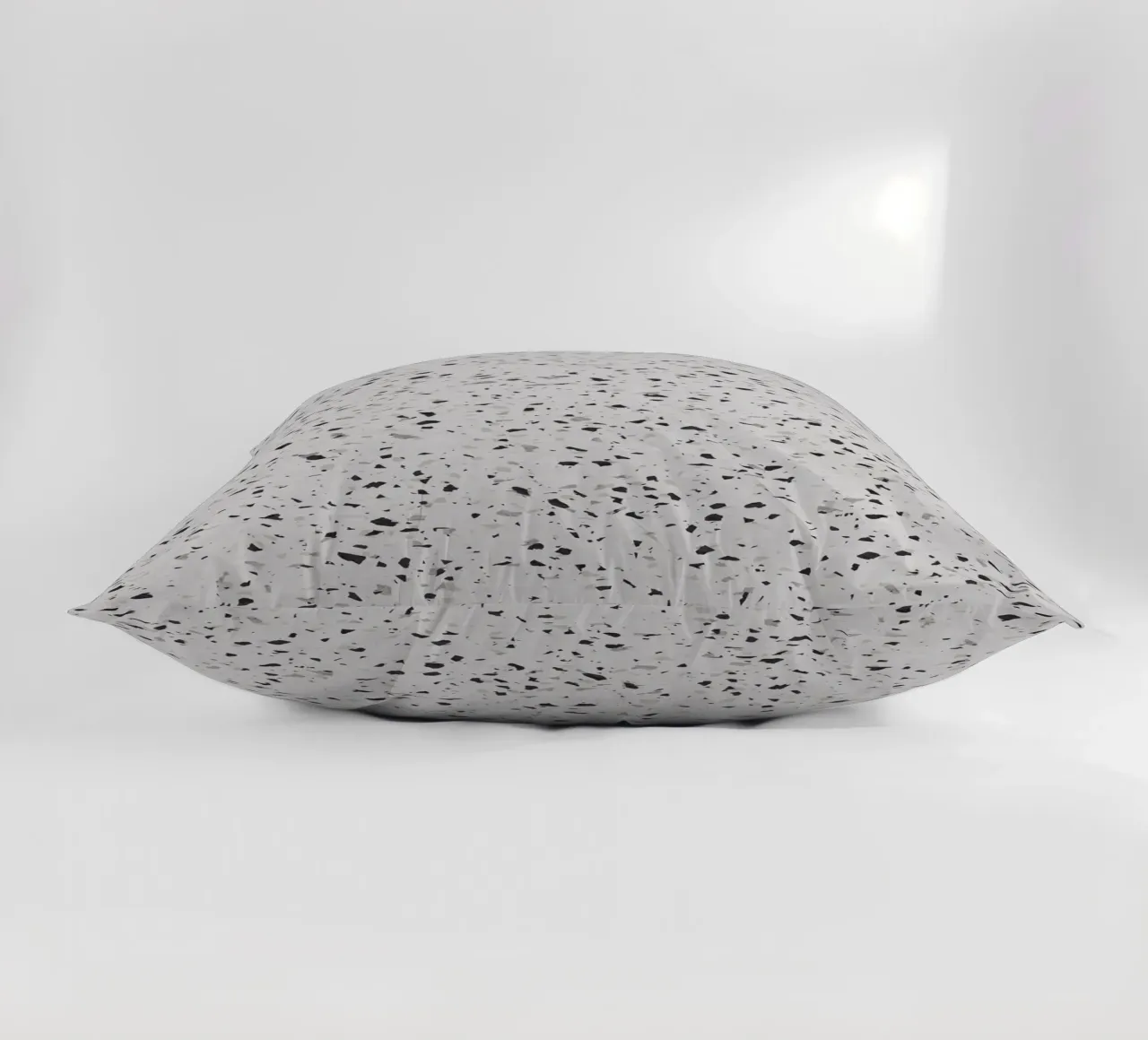 Terrazzo bianco e nero cuscino da amini54