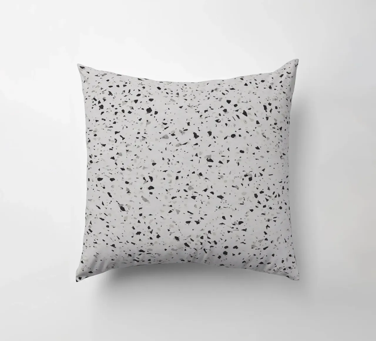 Terrazzo bianco e nero cuscino da amini54