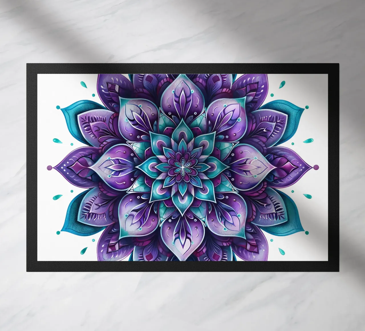 Mandala viola zerbino da Spiritual Touch