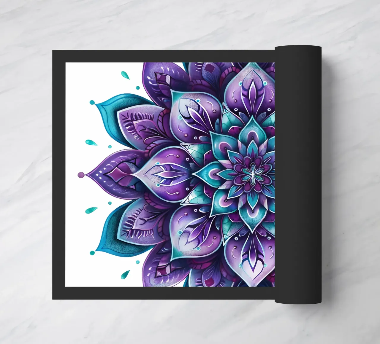 Mandala viola zerbino da Spiritual Touch