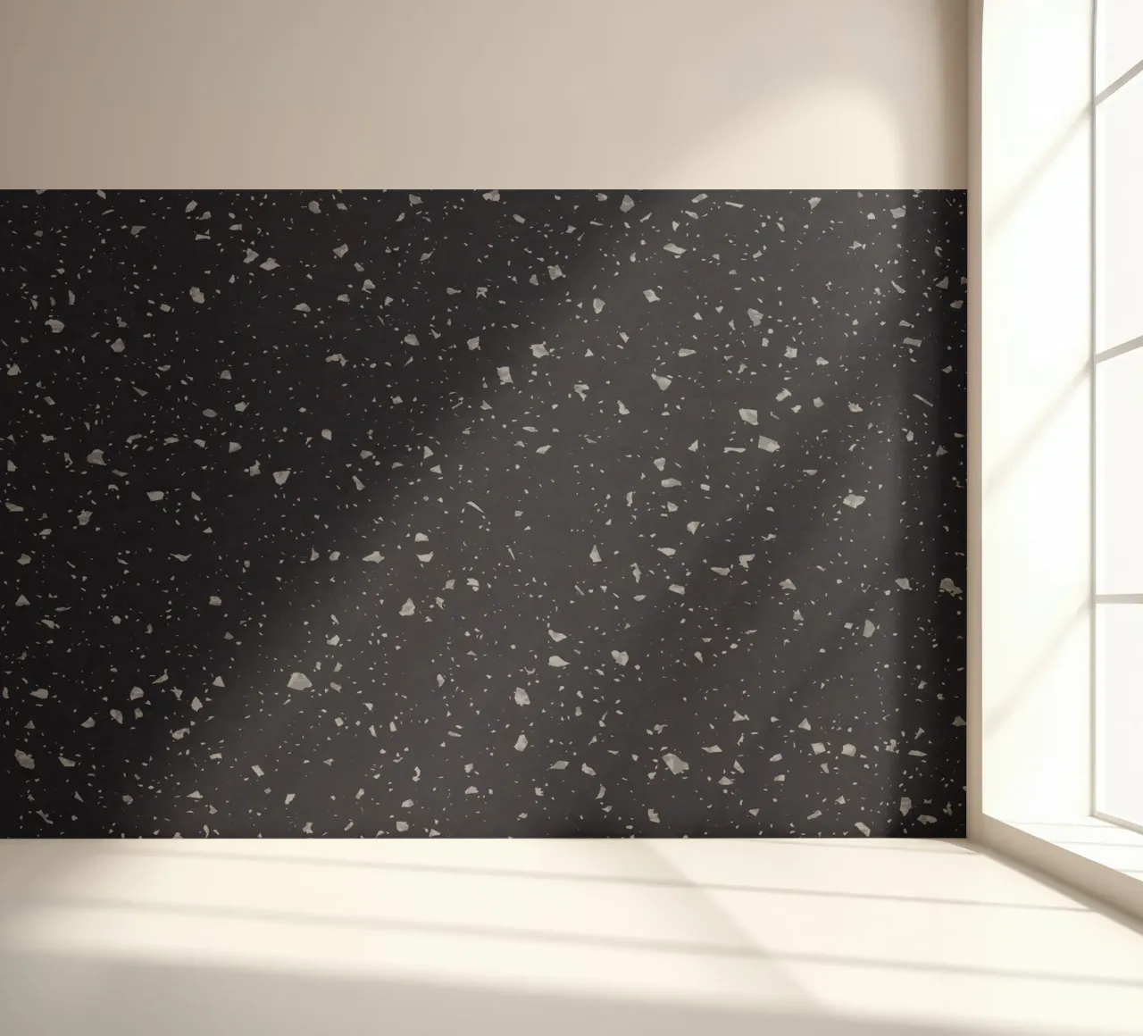 Black Terrazzo photo wallpaper by amini54