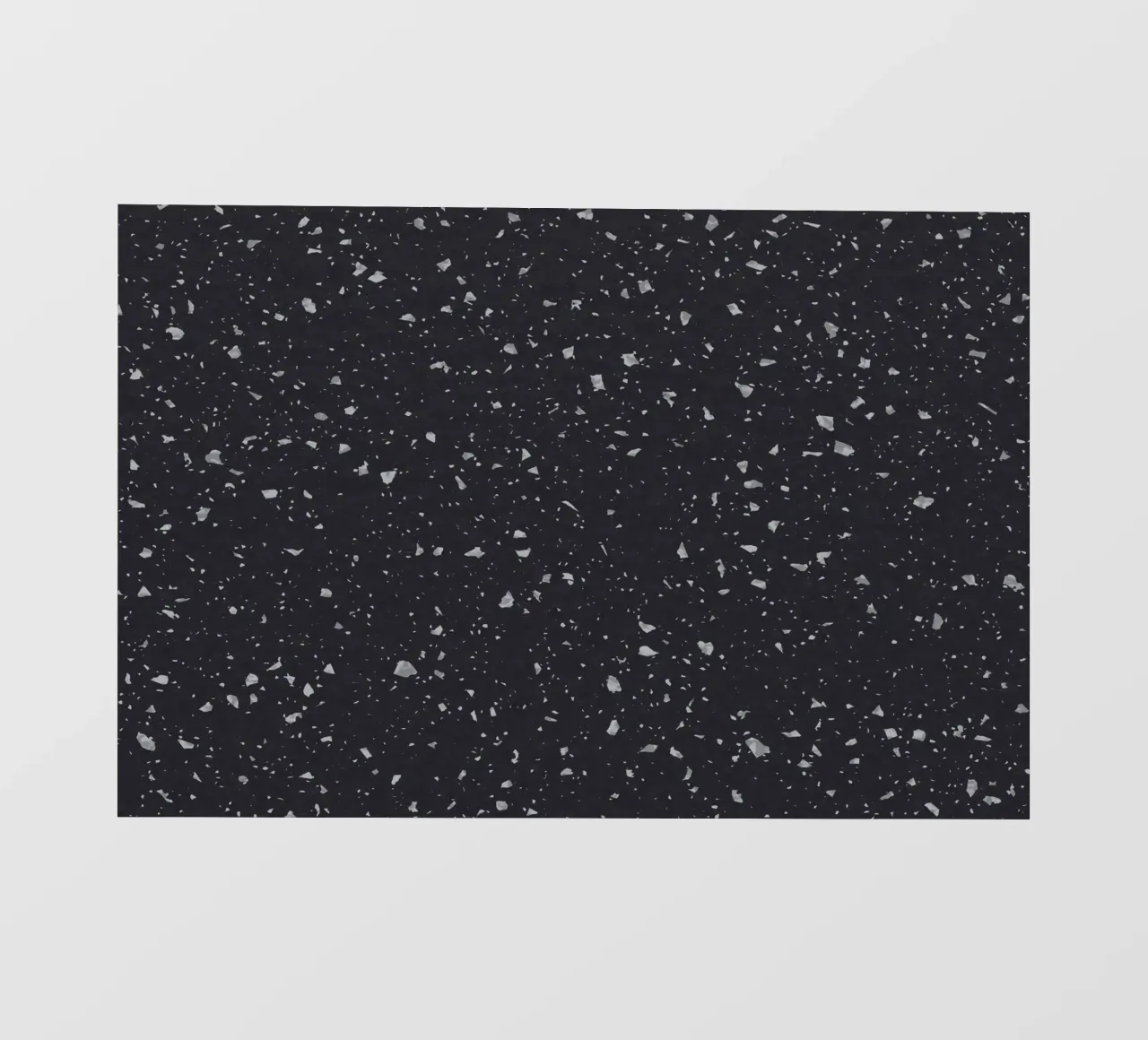 Black Terrazzo telo in pvc da amini54
