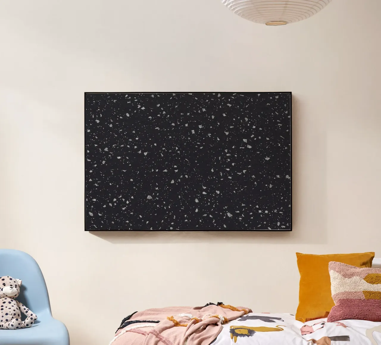 Black Terrazzo acrylic glass by amini54
