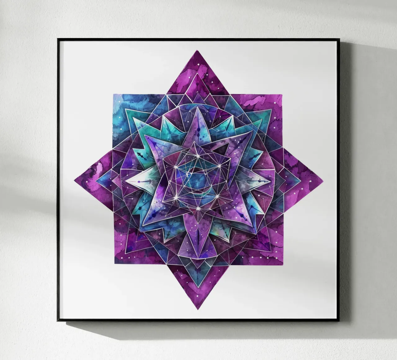 Mandala viola plexiglass da Spiritual Touch