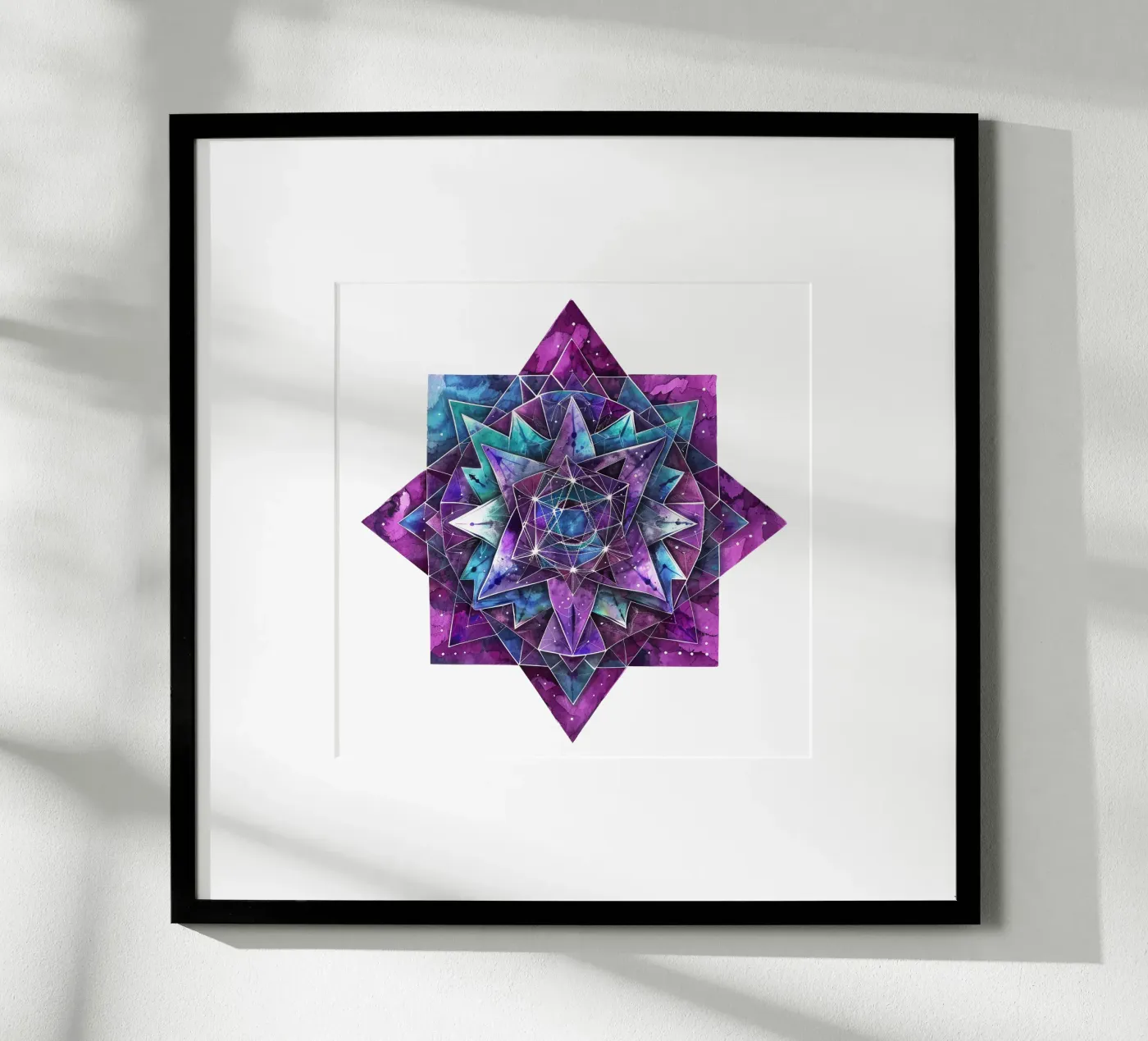 Mandala viola poster da Spiritual Touch