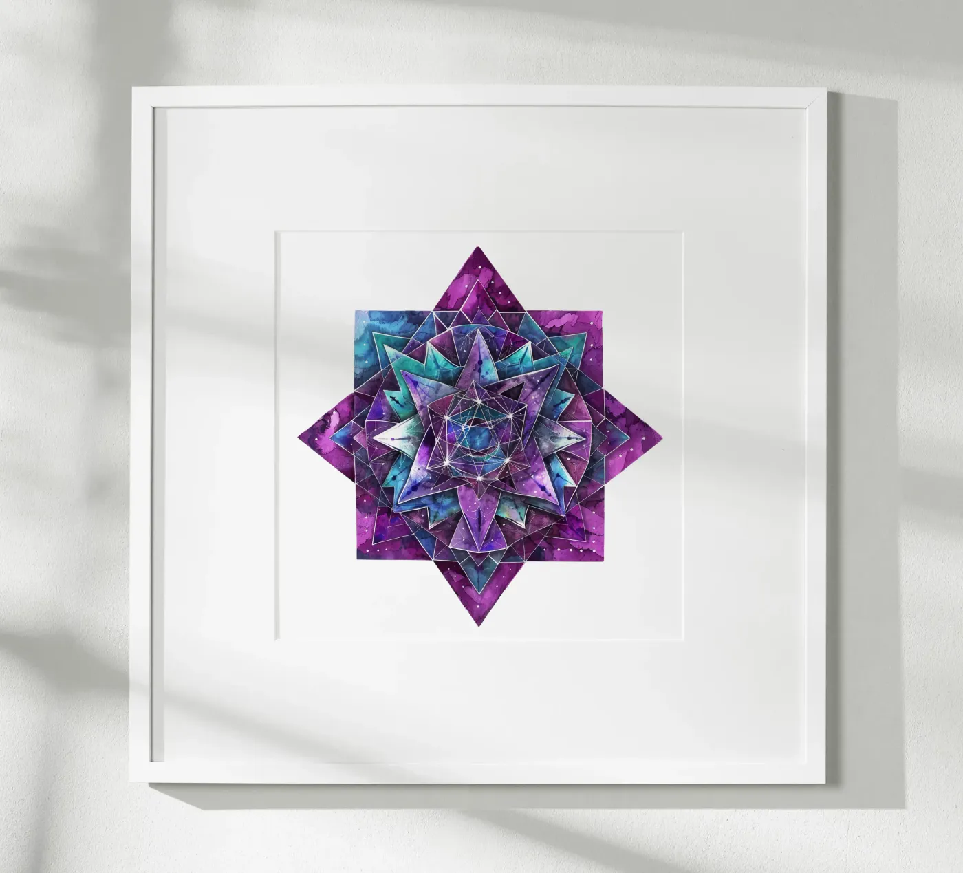 Mandala viola poster da Spiritual Touch