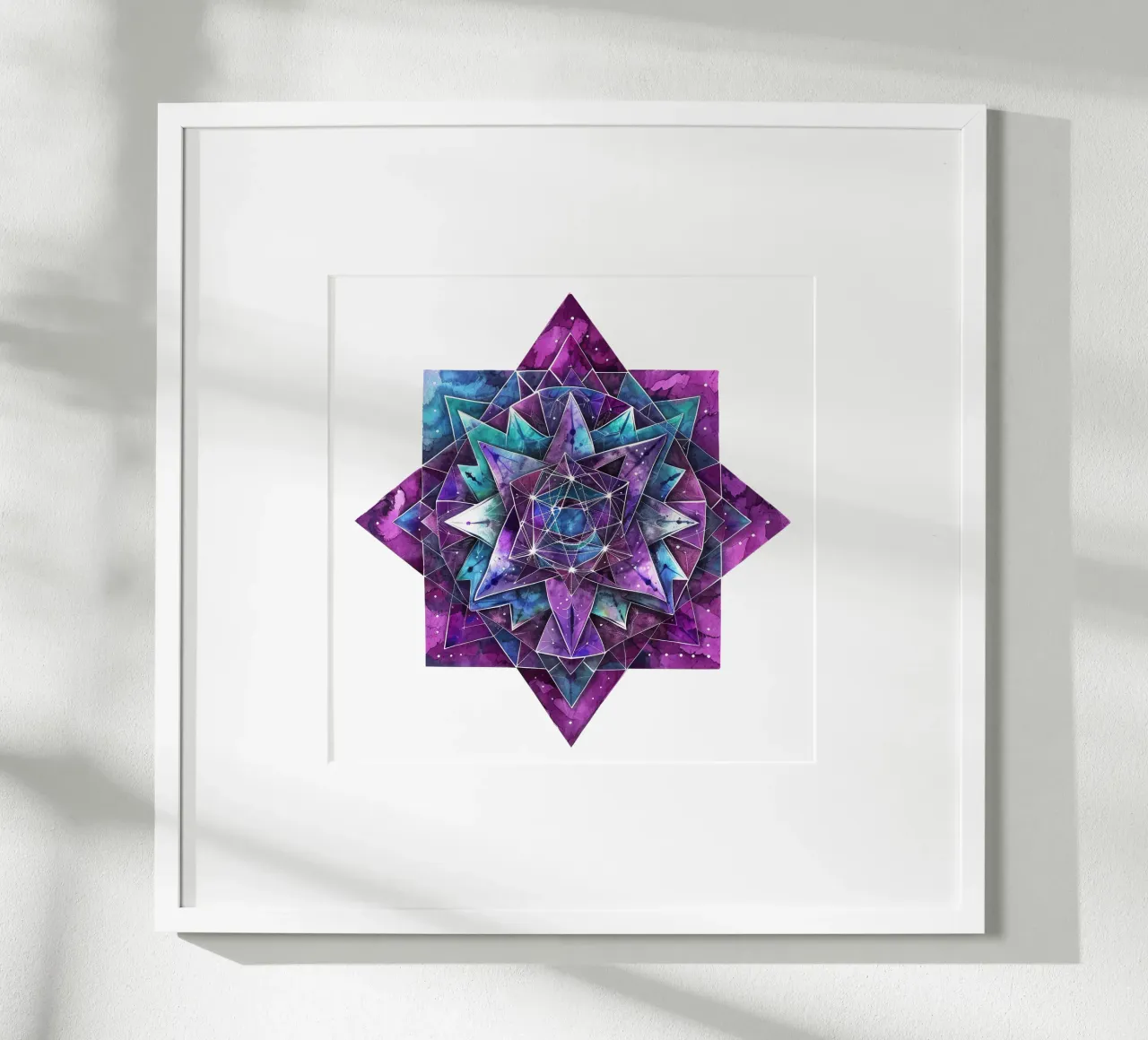 Mandala viola poster da Spiritual Touch