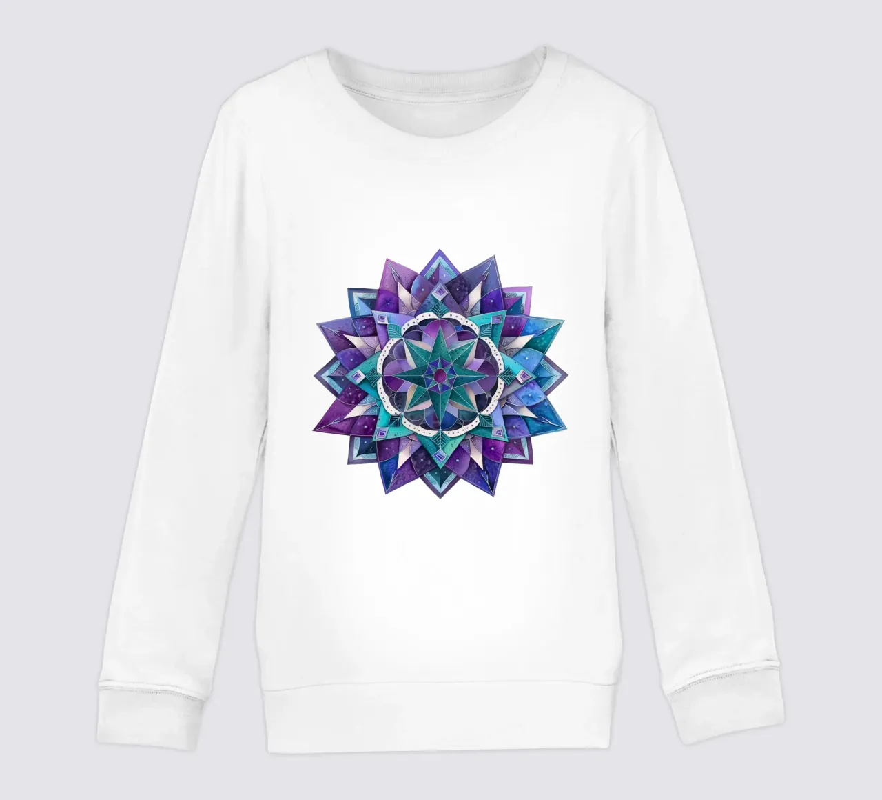 Mandala viola felpa bambino da Spiritual Touch