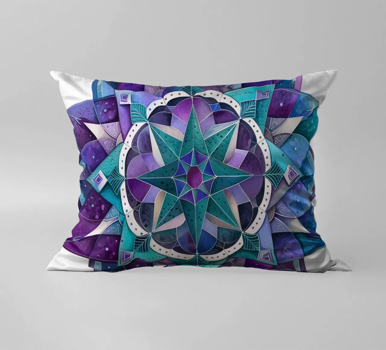 Mandala viola cuscino da Spiritual Touch
