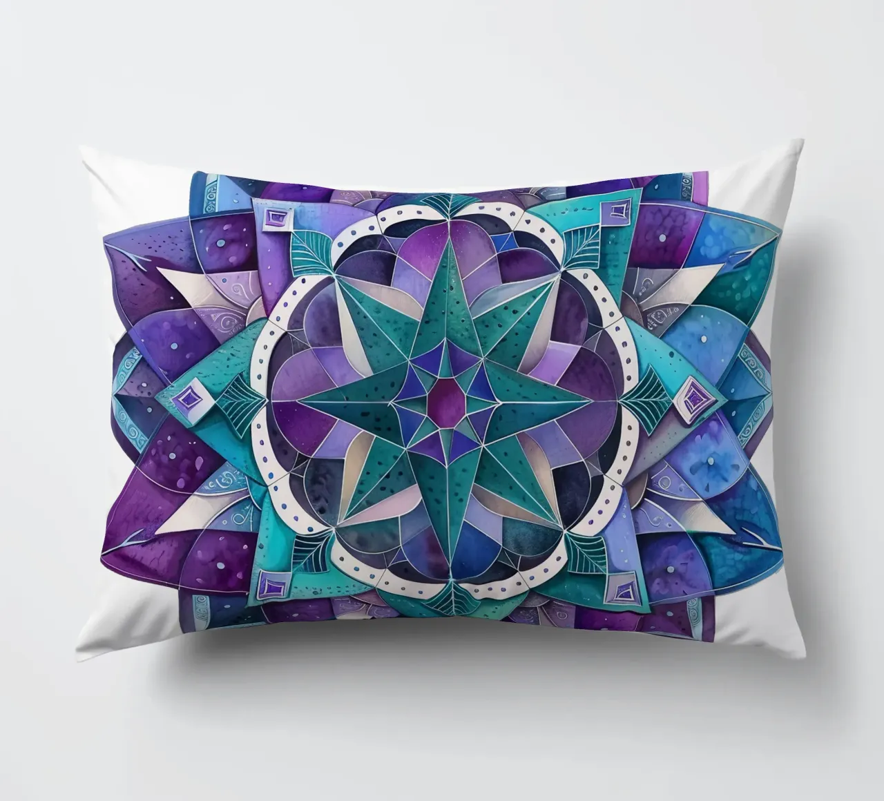 Mandala viola cuscino da Spiritual Touch
