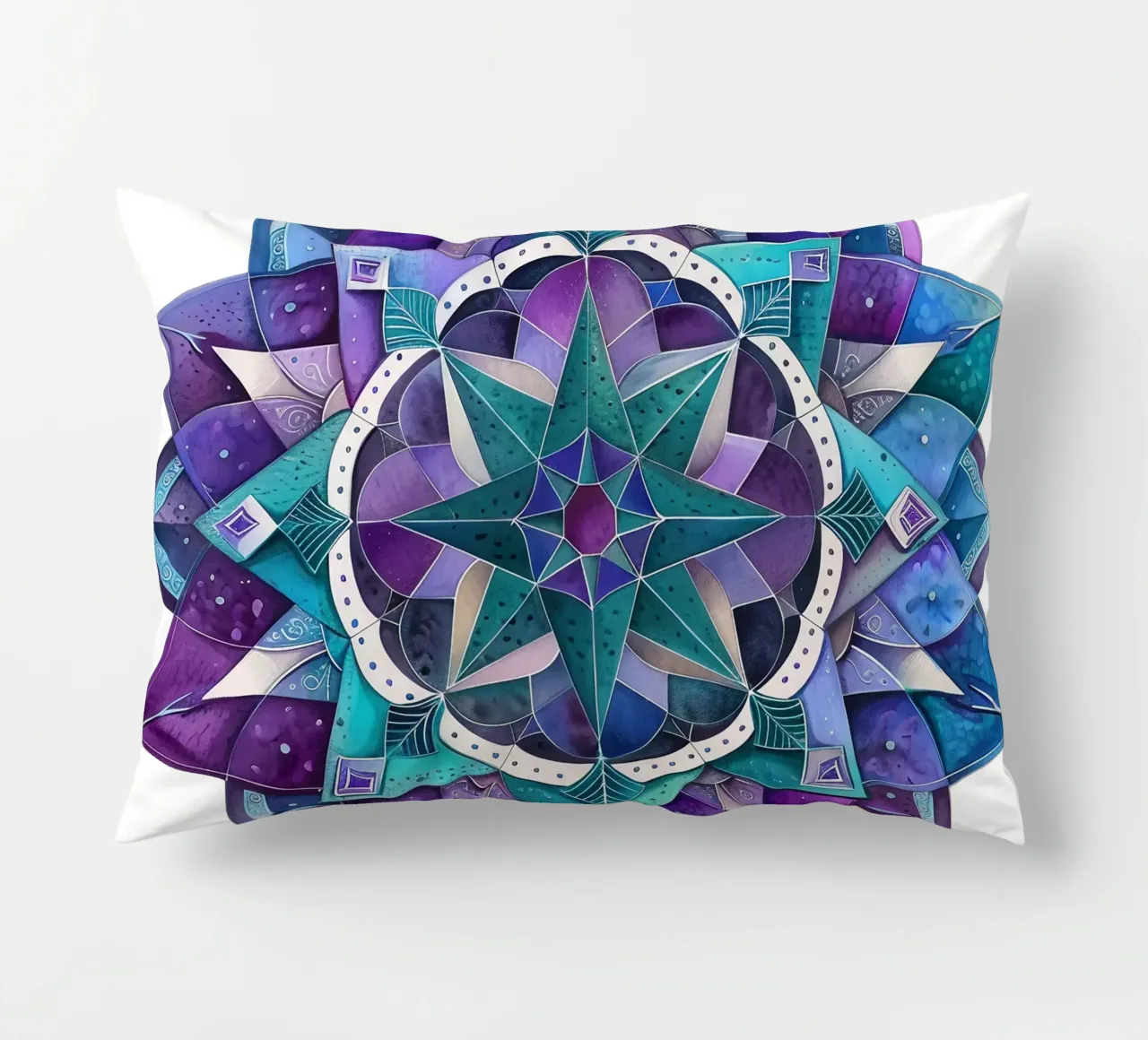 Mandala viola cuscino da Spiritual Touch
