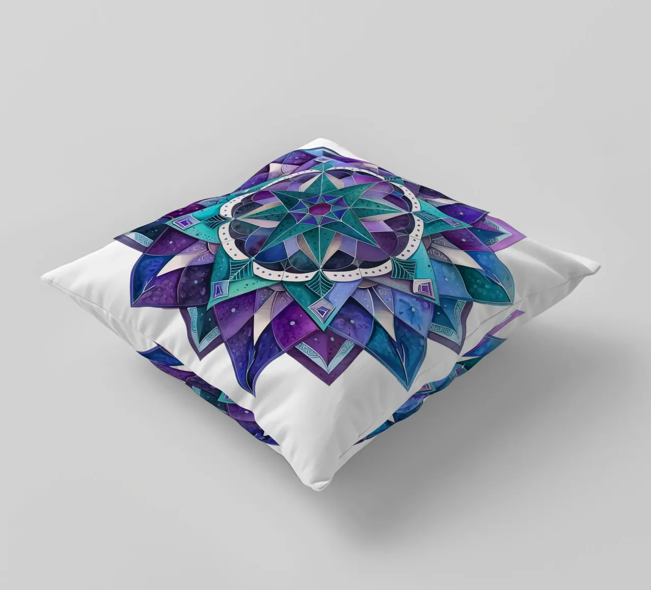 Mandala viola cuscino da Spiritual Touch