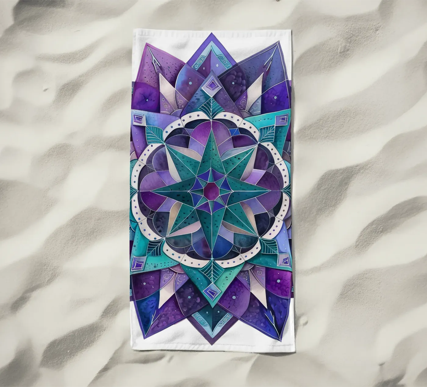 Mandala viola telo mare da Spiritual Touch