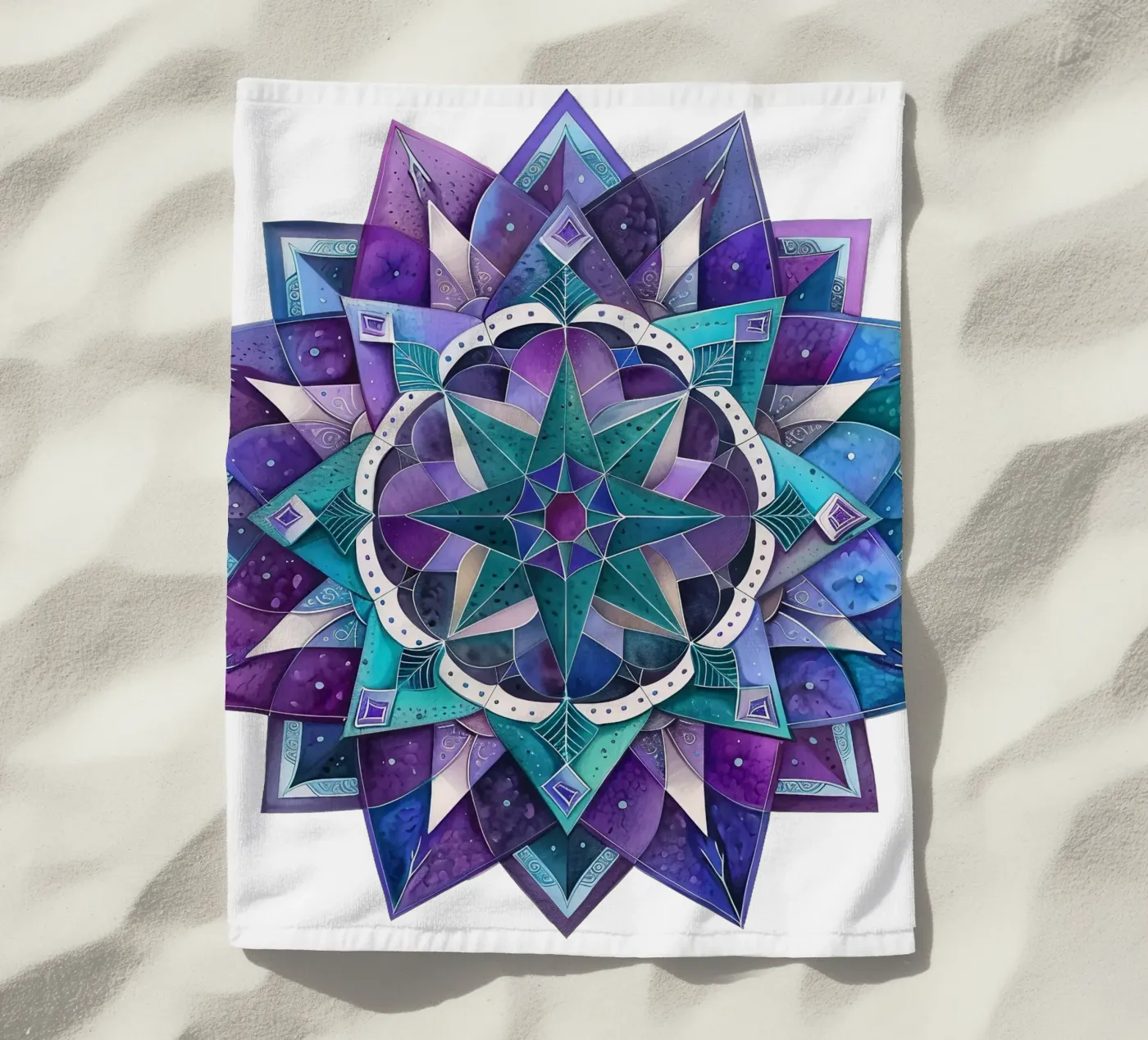 Mandala viola telo mare da Spiritual Touch