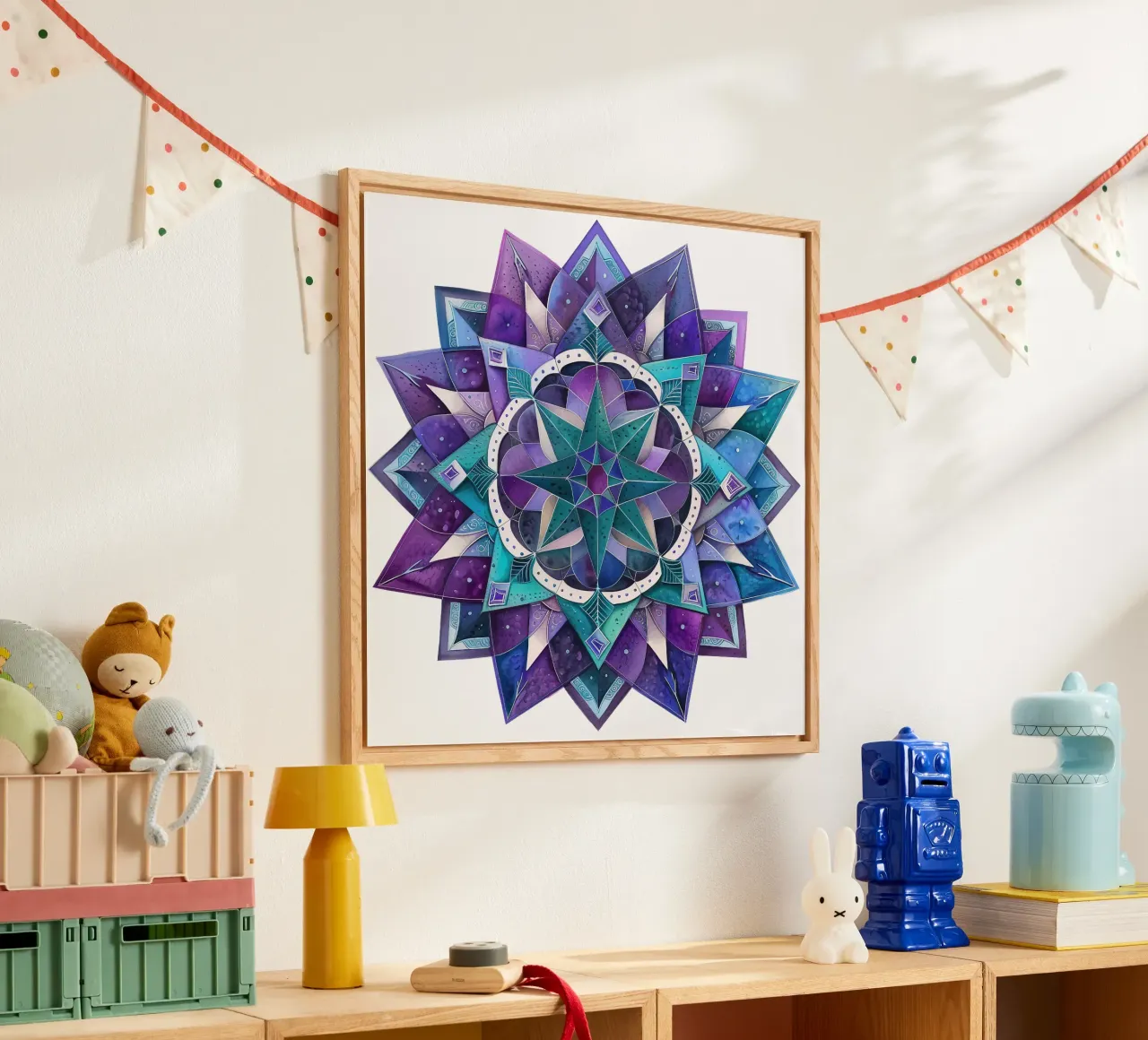 Mandala viola plexiglass da Spiritual Touch