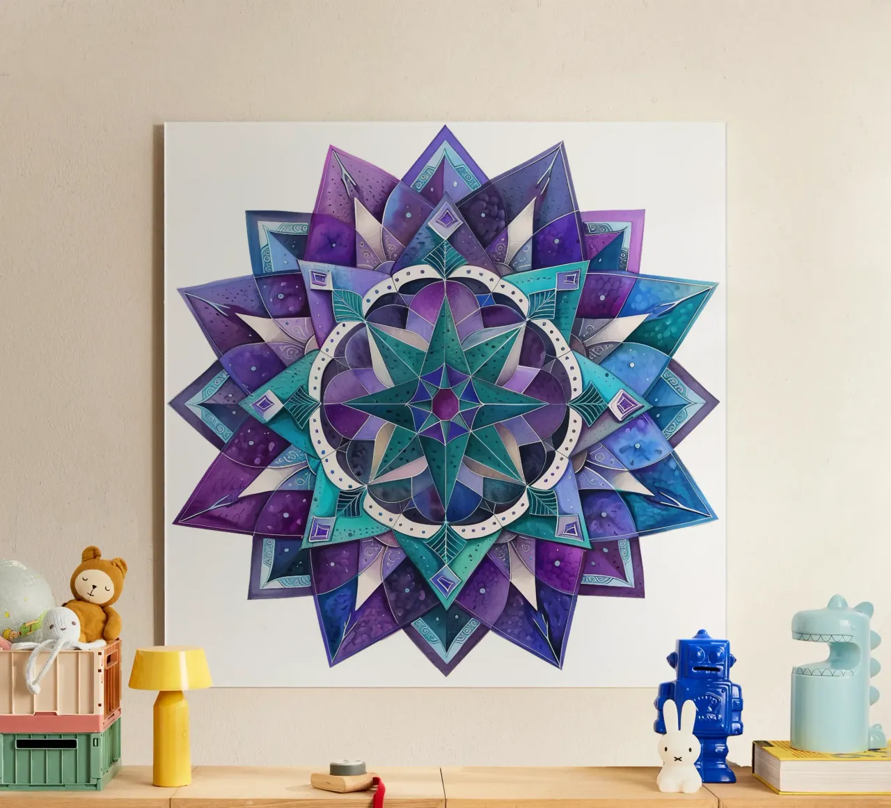 Mandala viola plexiglass da Spiritual Touch