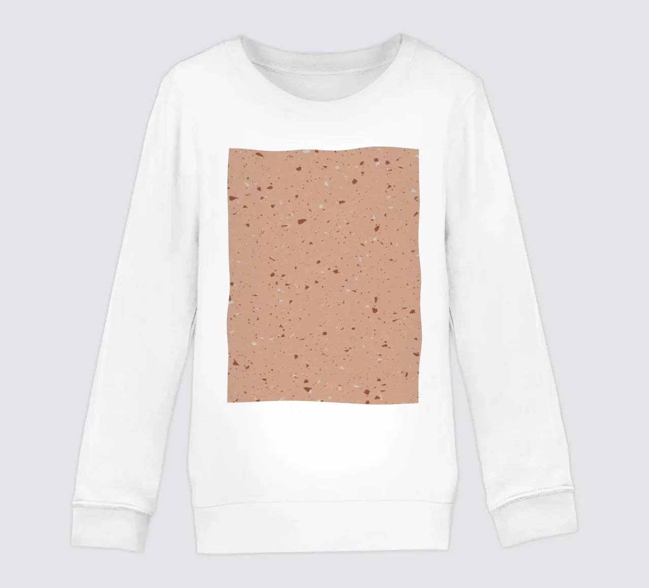 Peach Terrazzo felpa bambino da amini54
