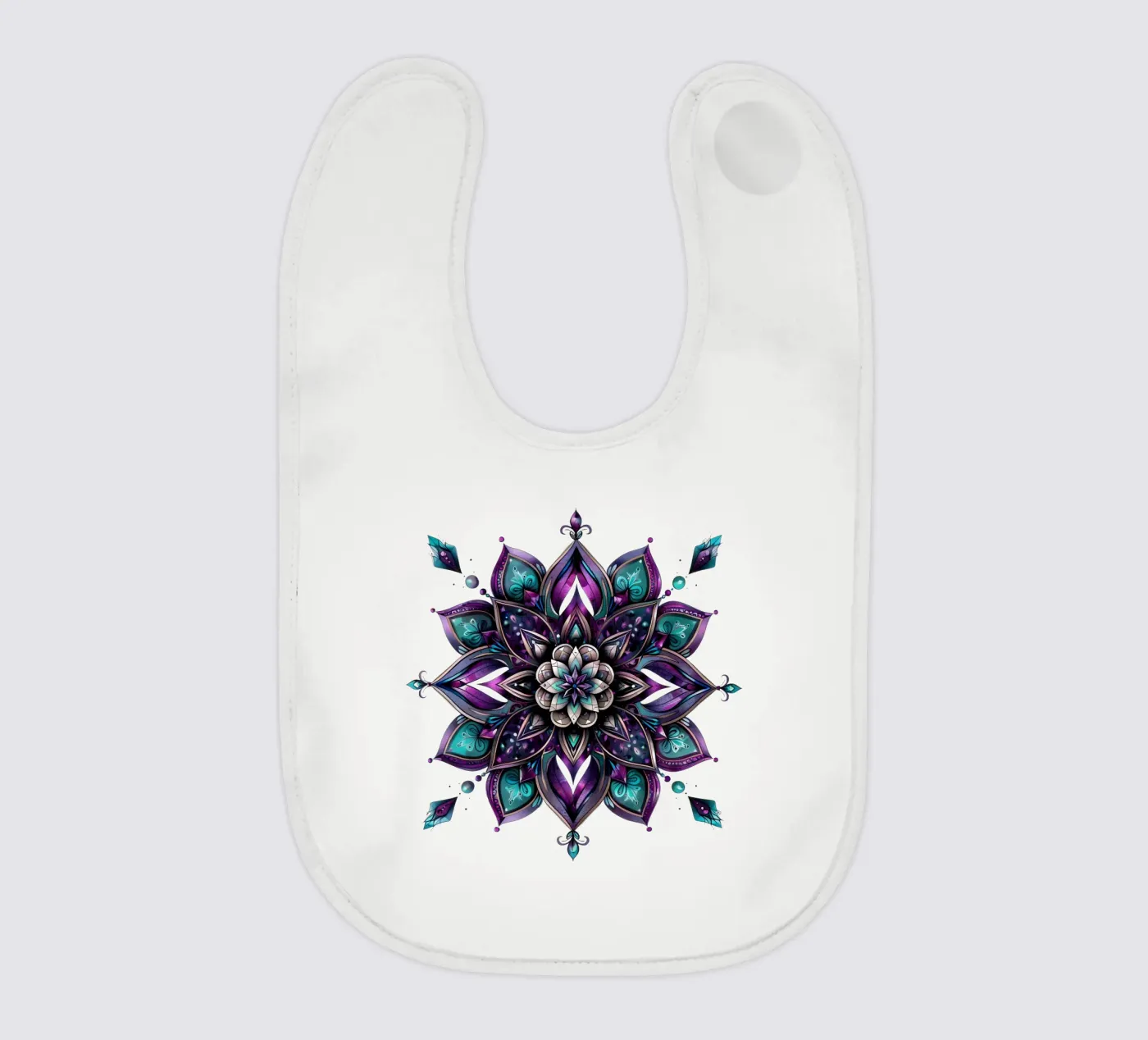 Mandala viola bavaglino da Spiritual Touch