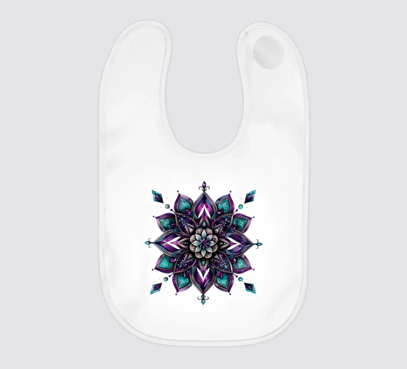 Mandala viola bavaglino da Spiritual Touch