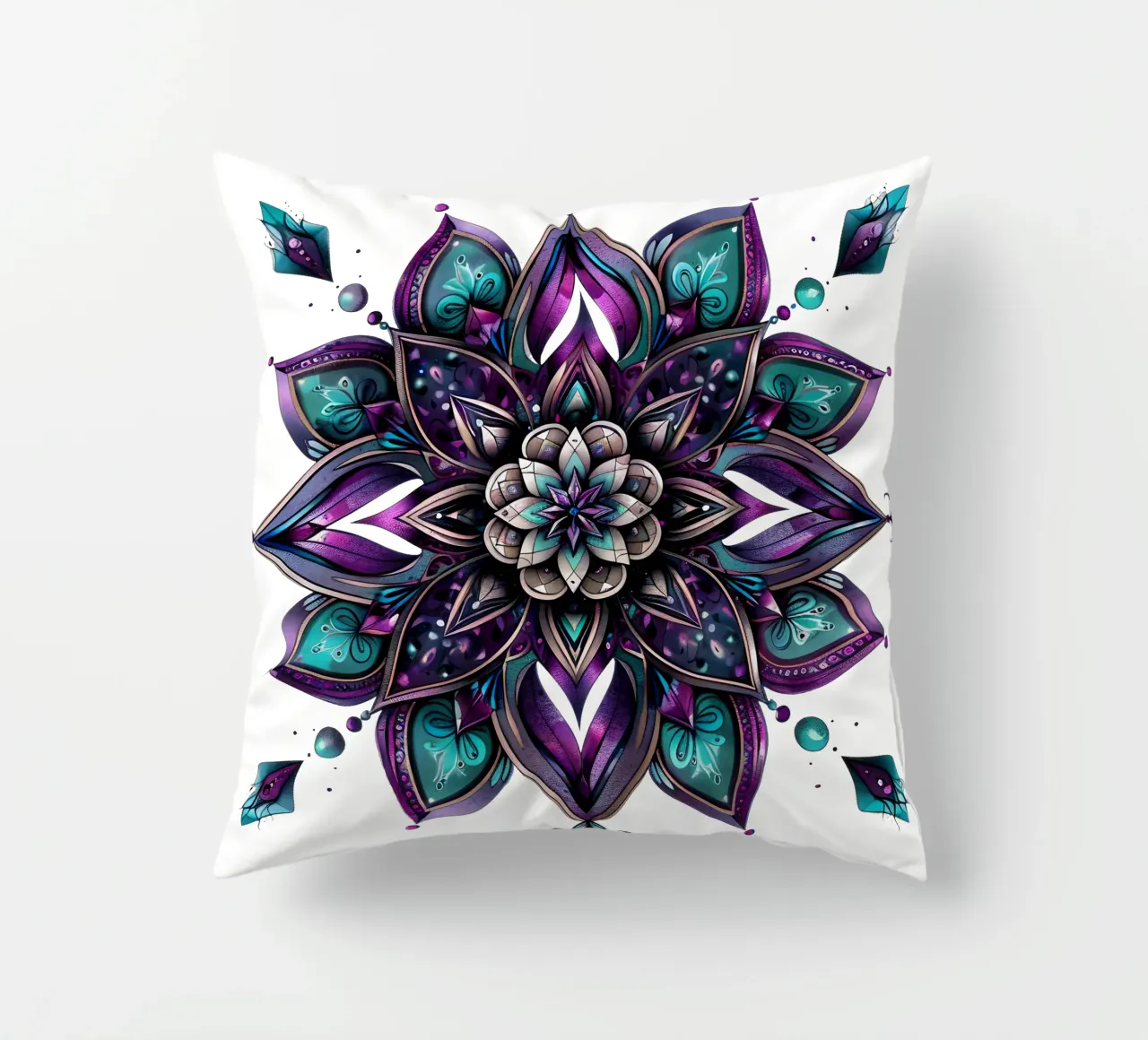 Mandala viola cuscino da Spiritual Touch
