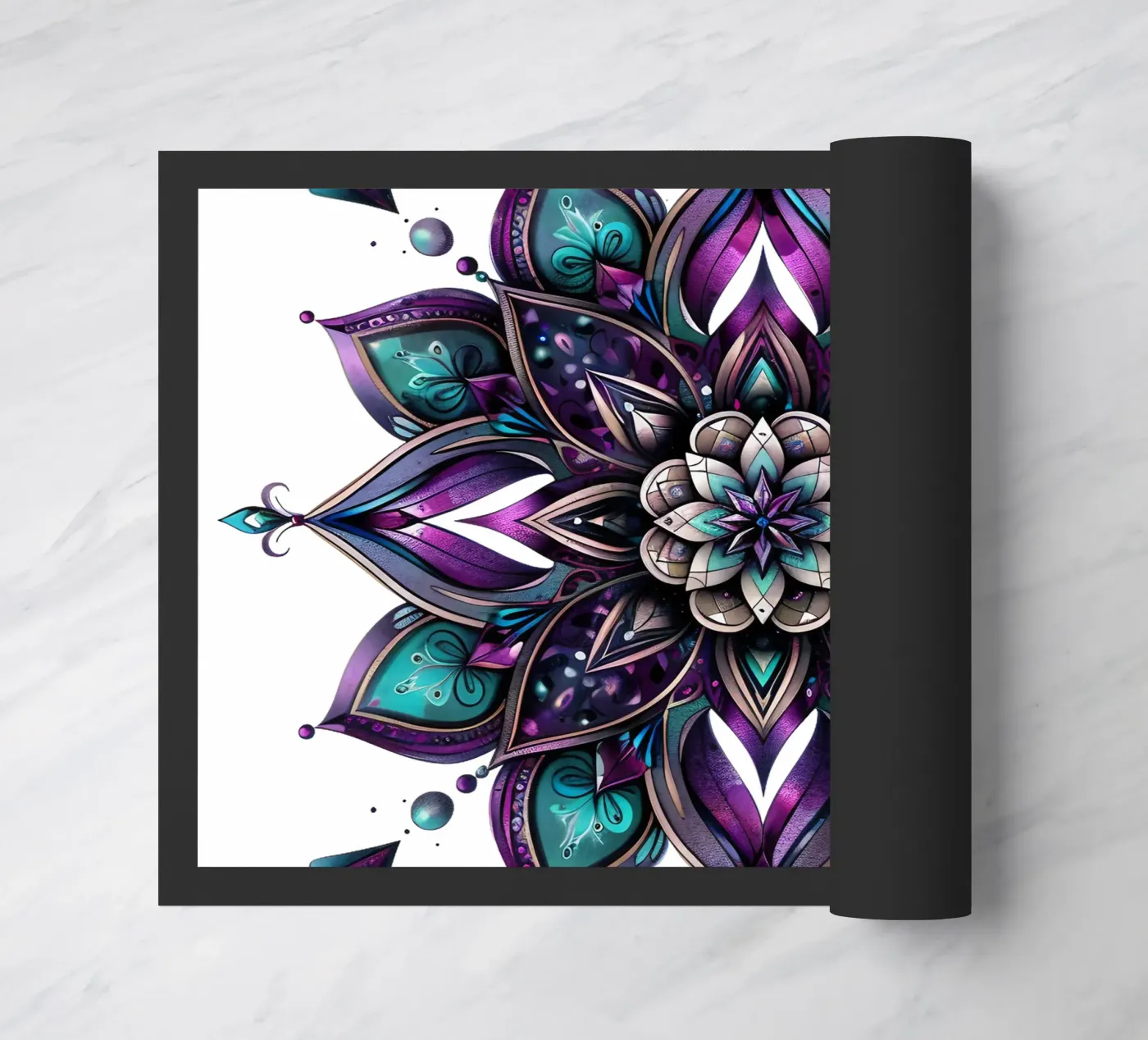 Mandala viola zerbino da Spiritual Touch