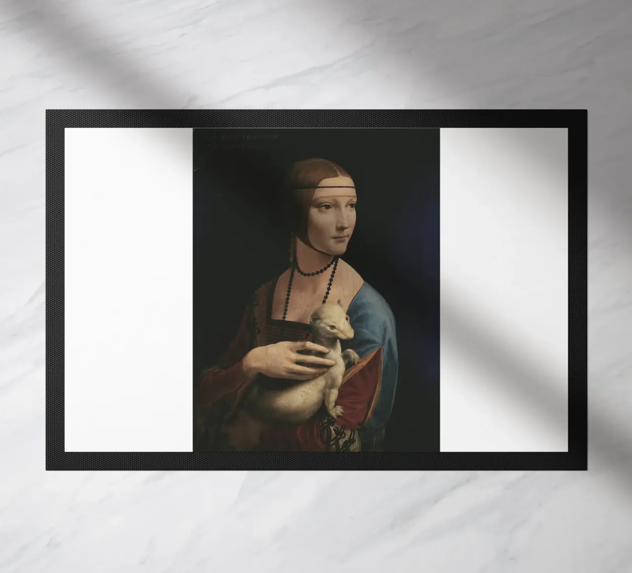 Leonardo da Vinci Dama con l'ermellino zerbino da Timeless Artworks